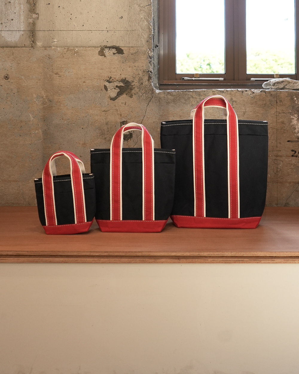 【予約注文】Base Field Tote/Tall(Navy×Red)