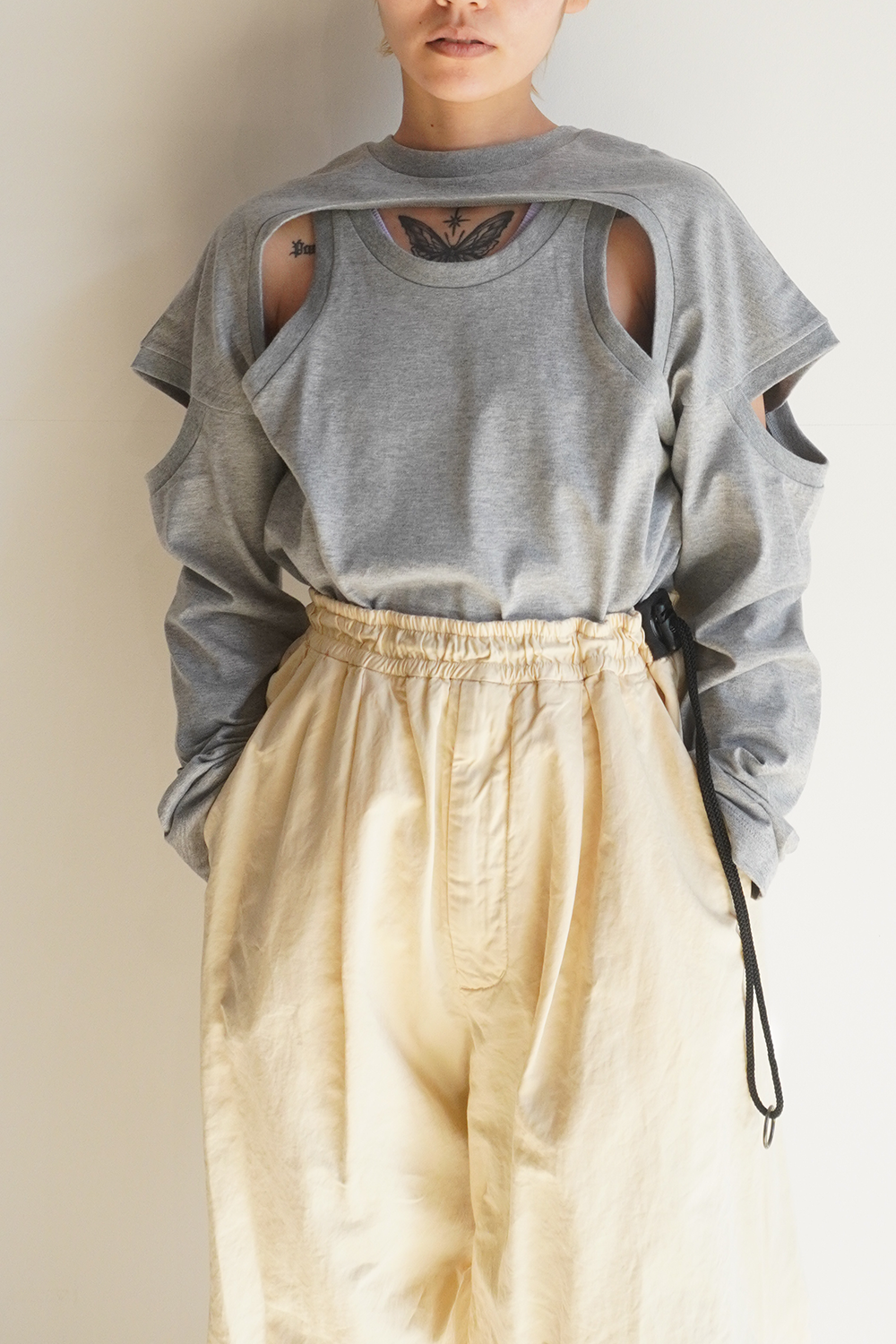 Soft Cotton Inside Out LST(Gray)