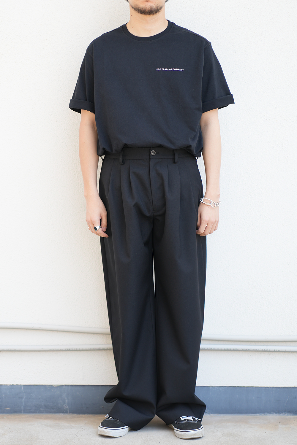 logo t-shirt(black/white)