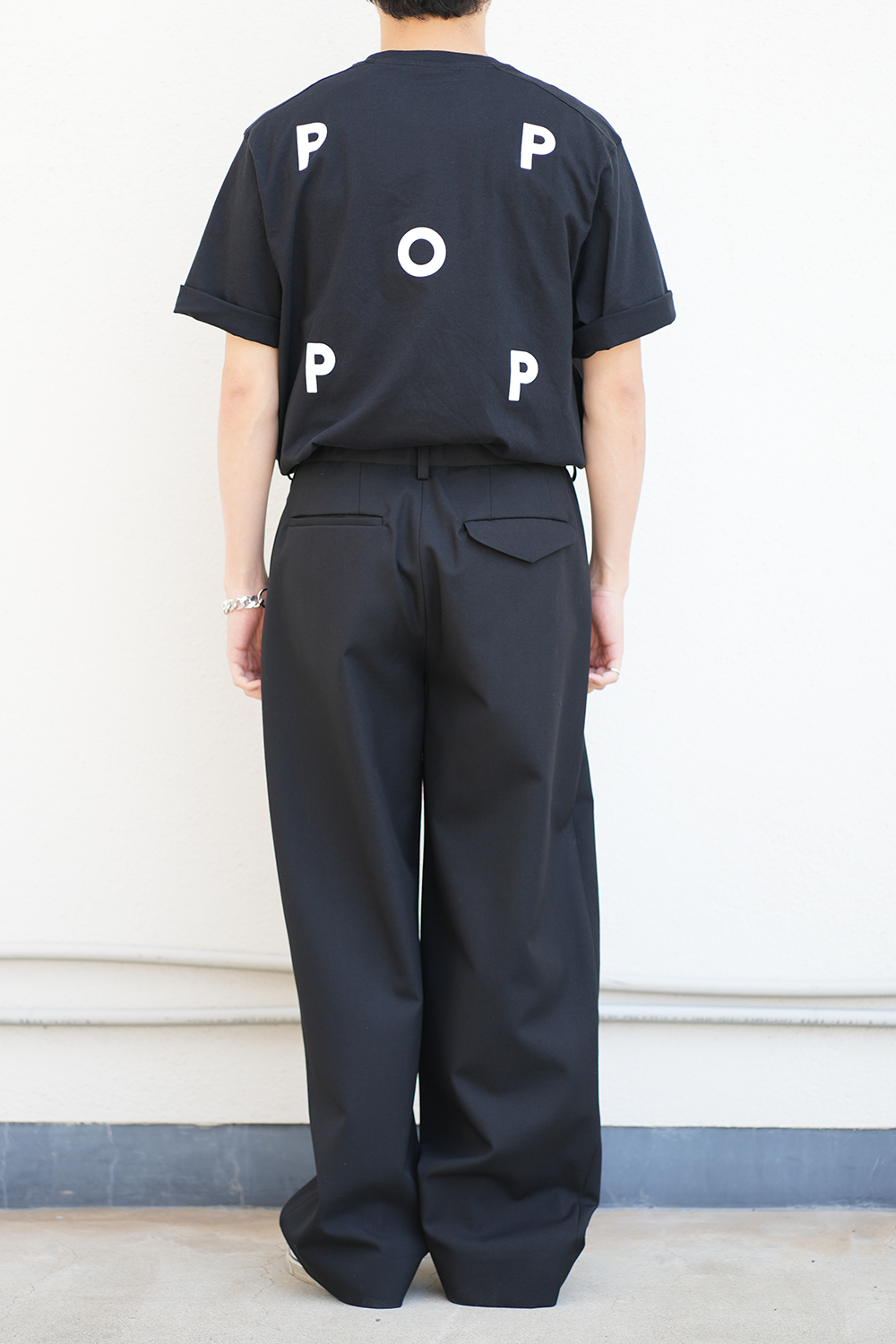 logo t-shirt(black/white)