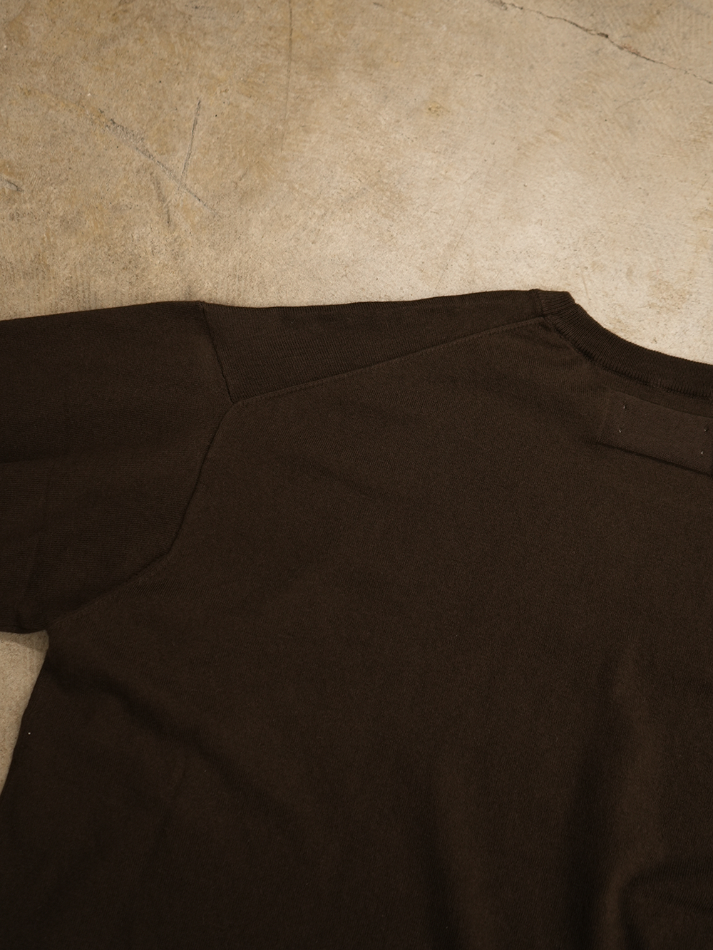 COTTON CASHMERE KNIT(BROWN)