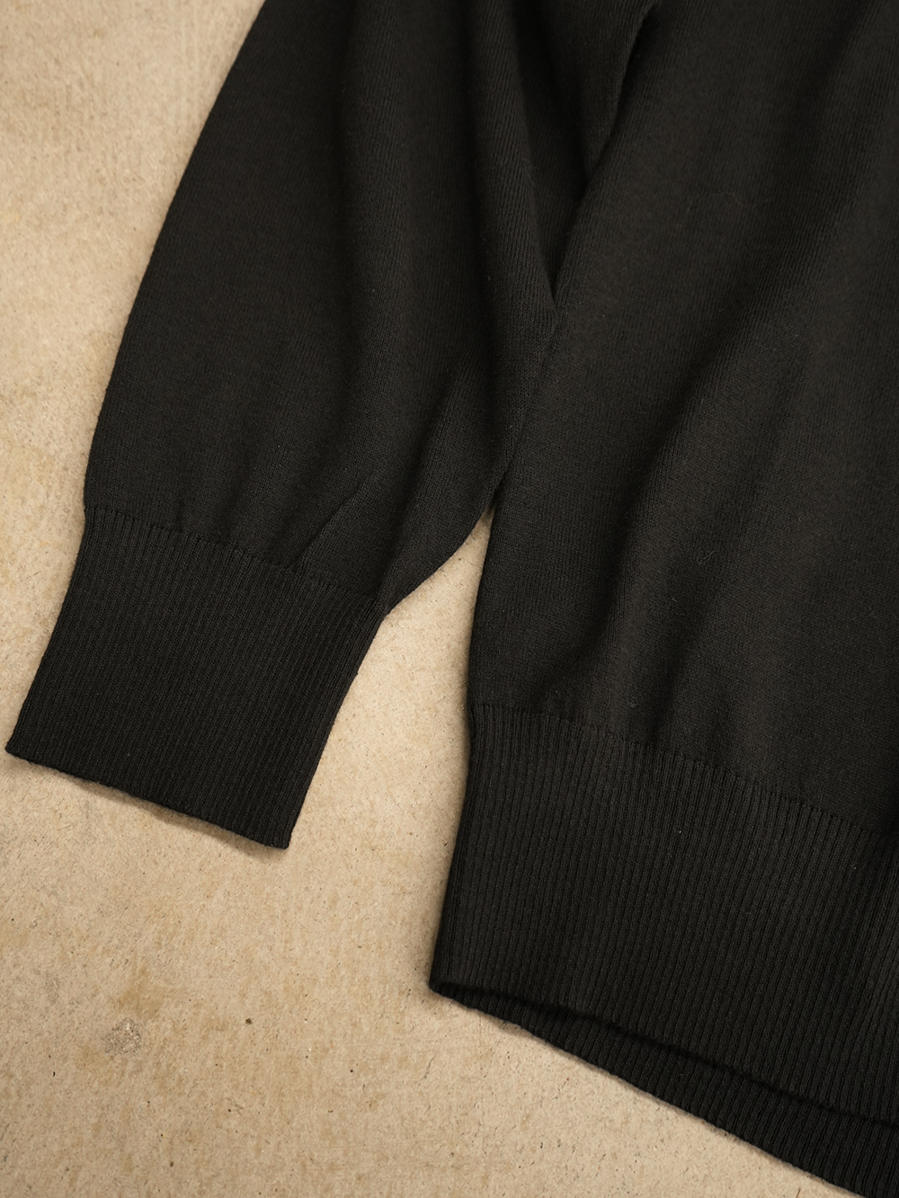 COTTON CASHMERE KNIT(BLACK)