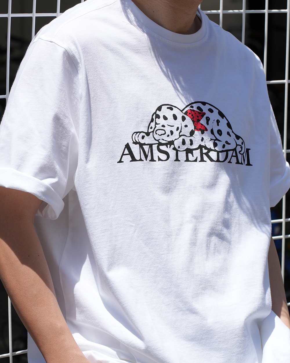 pup amsterdam t-shirt(white)