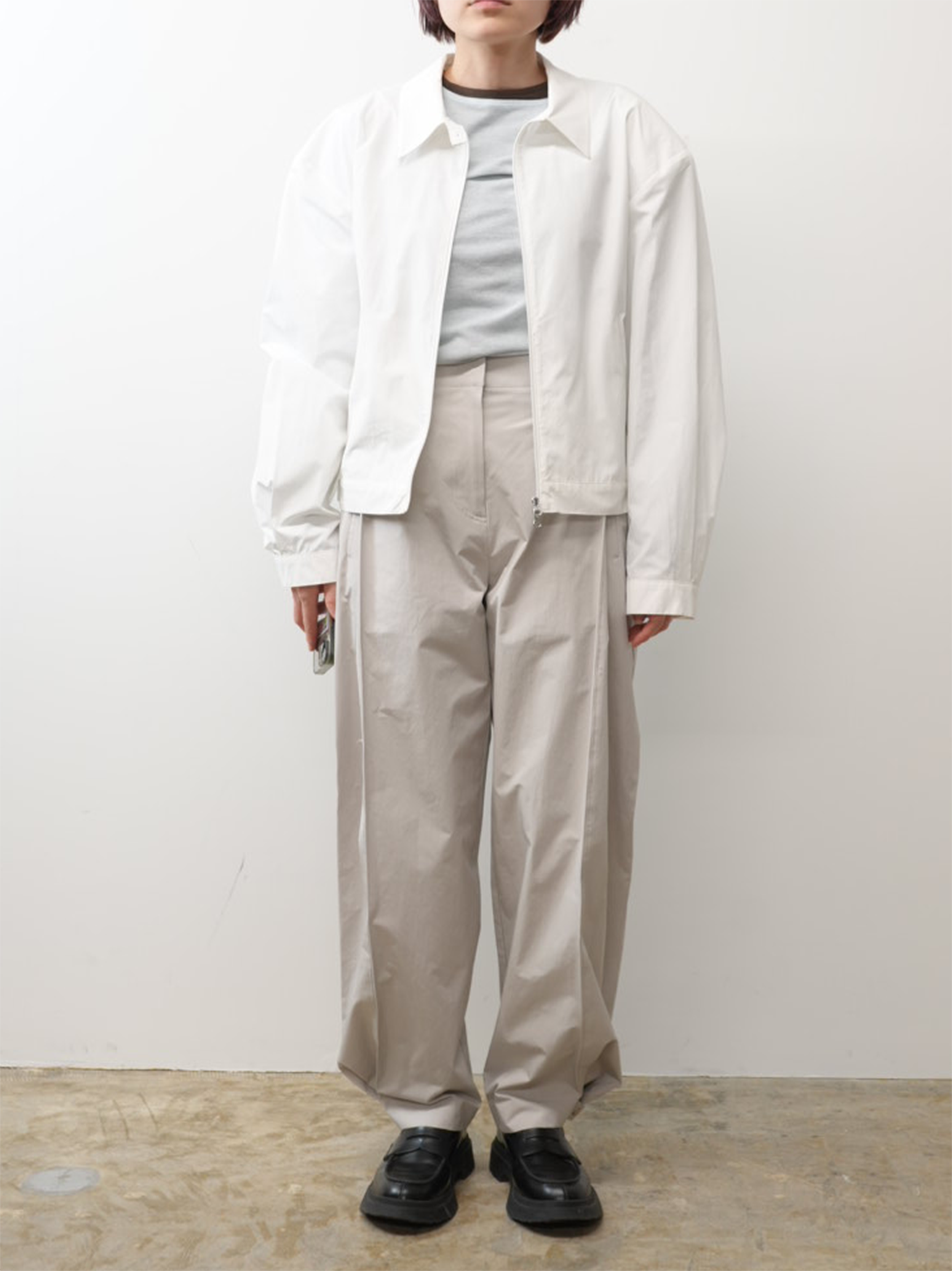 CROPPED ZIP-UP JUMPER