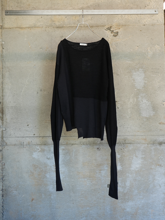 patch tops(BLACK)