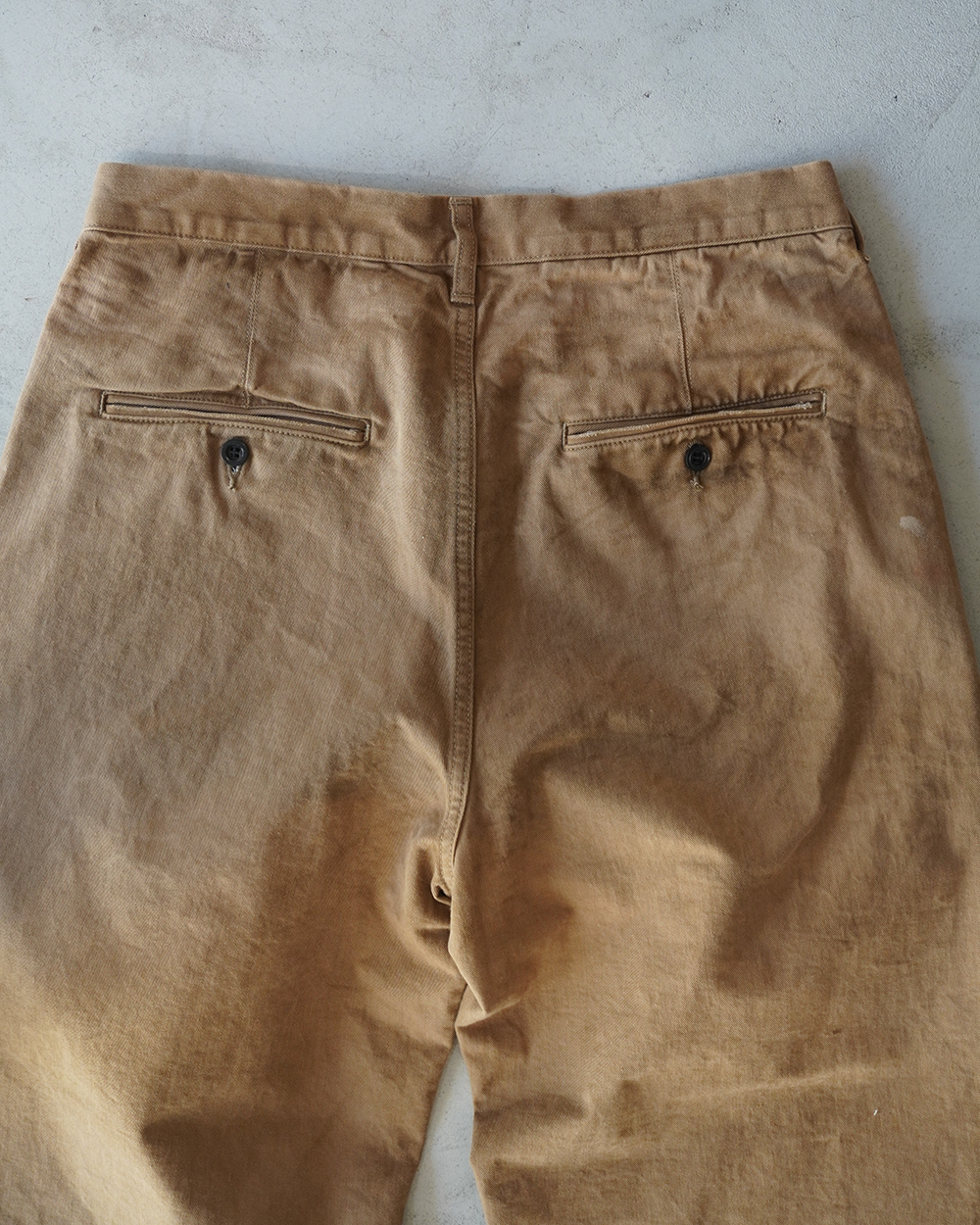 PAINT CHINO TROUSERS(BROWN)