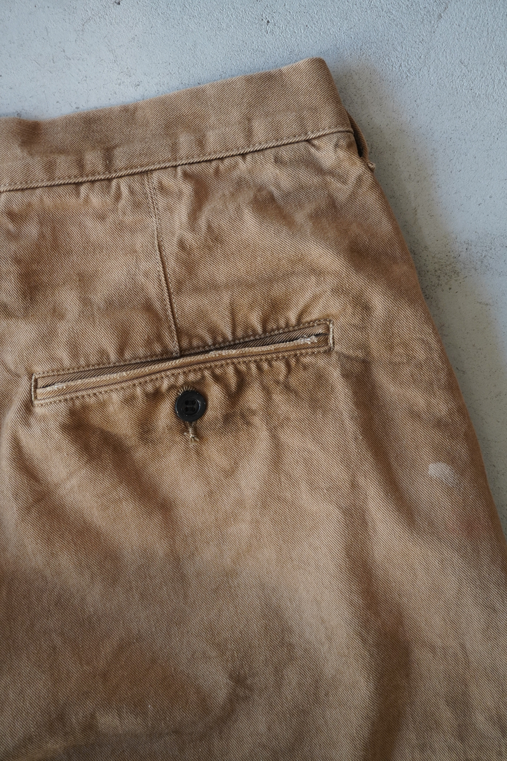 PAINT CHINO TROUSERS(BROWN)