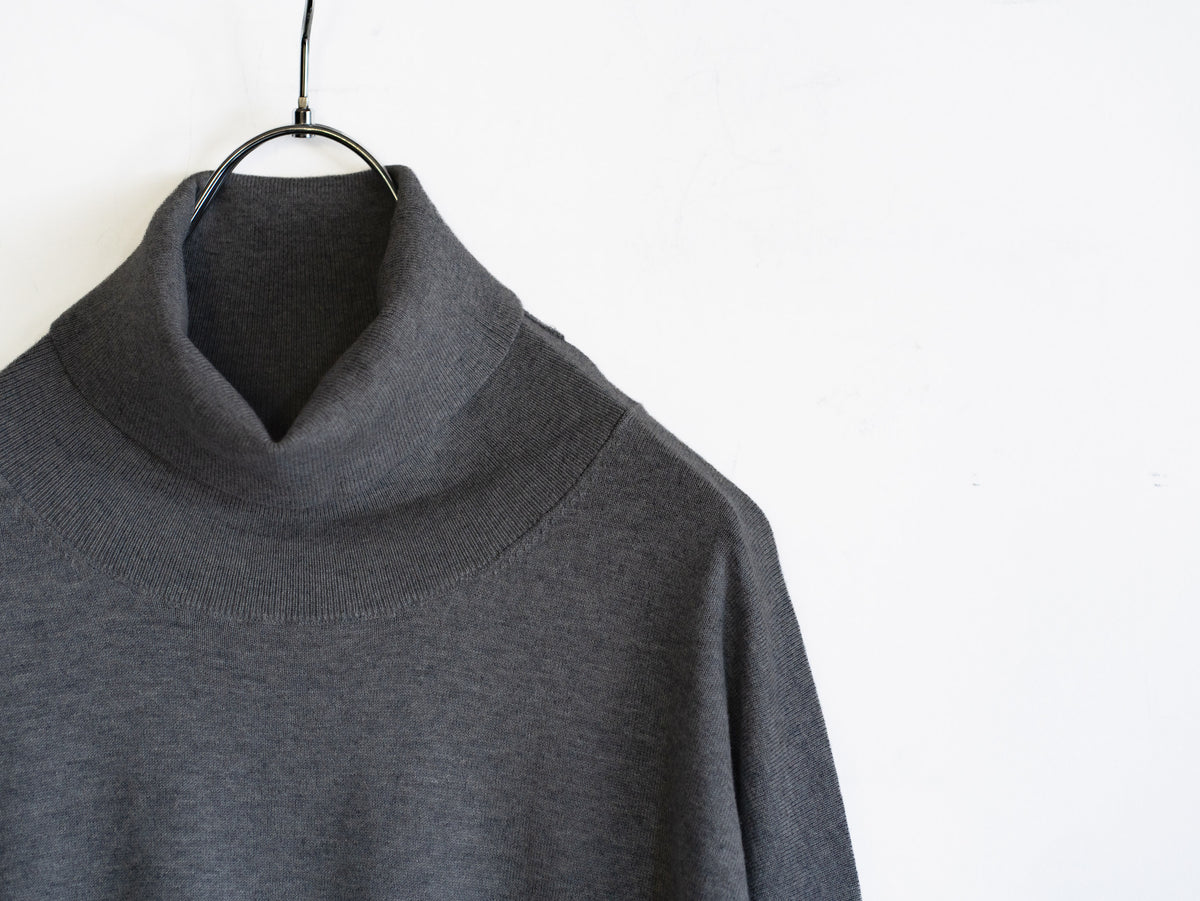 COTTON CASHMERE TURTLE LS