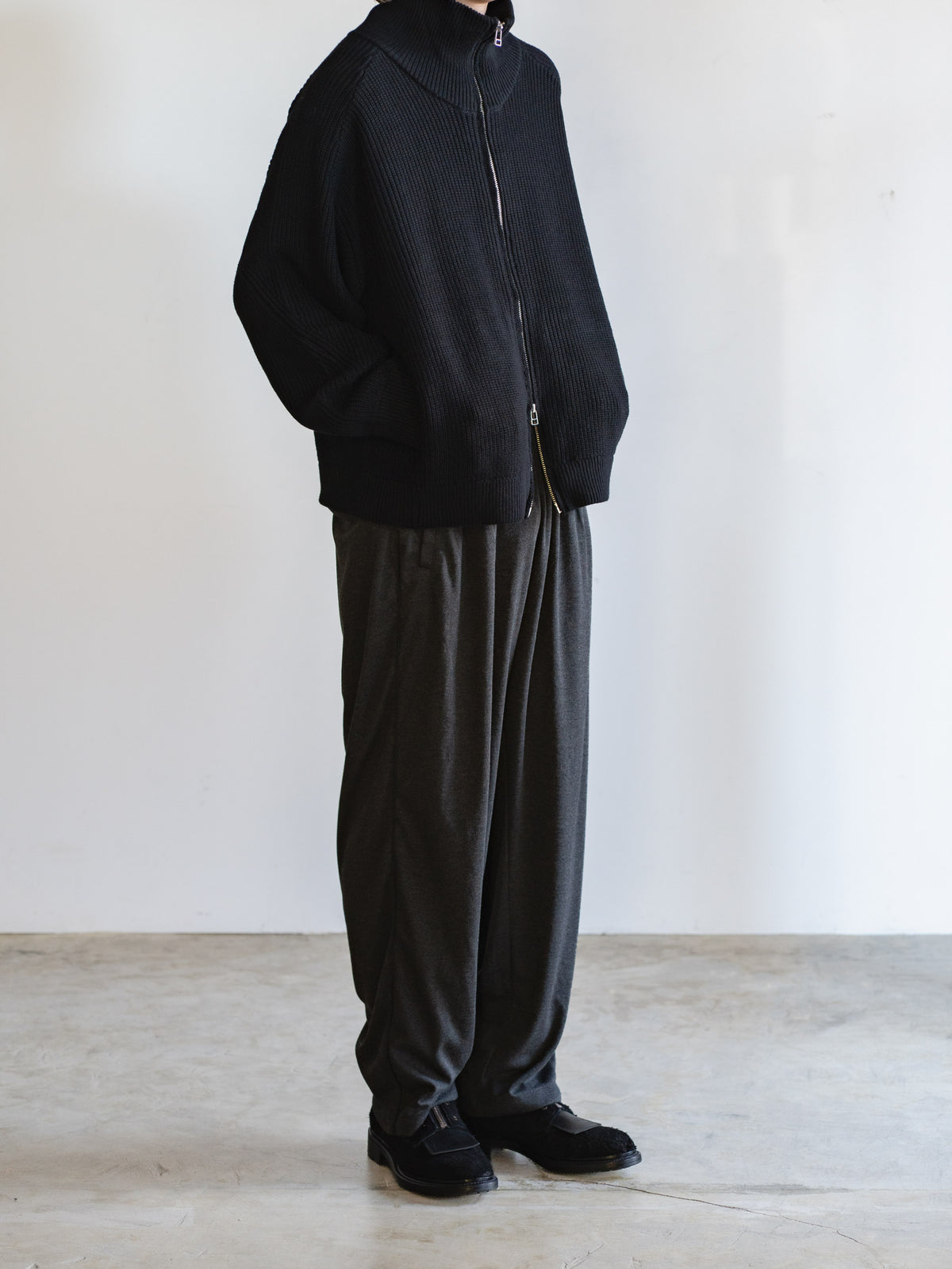 KNIT BLOUSON
