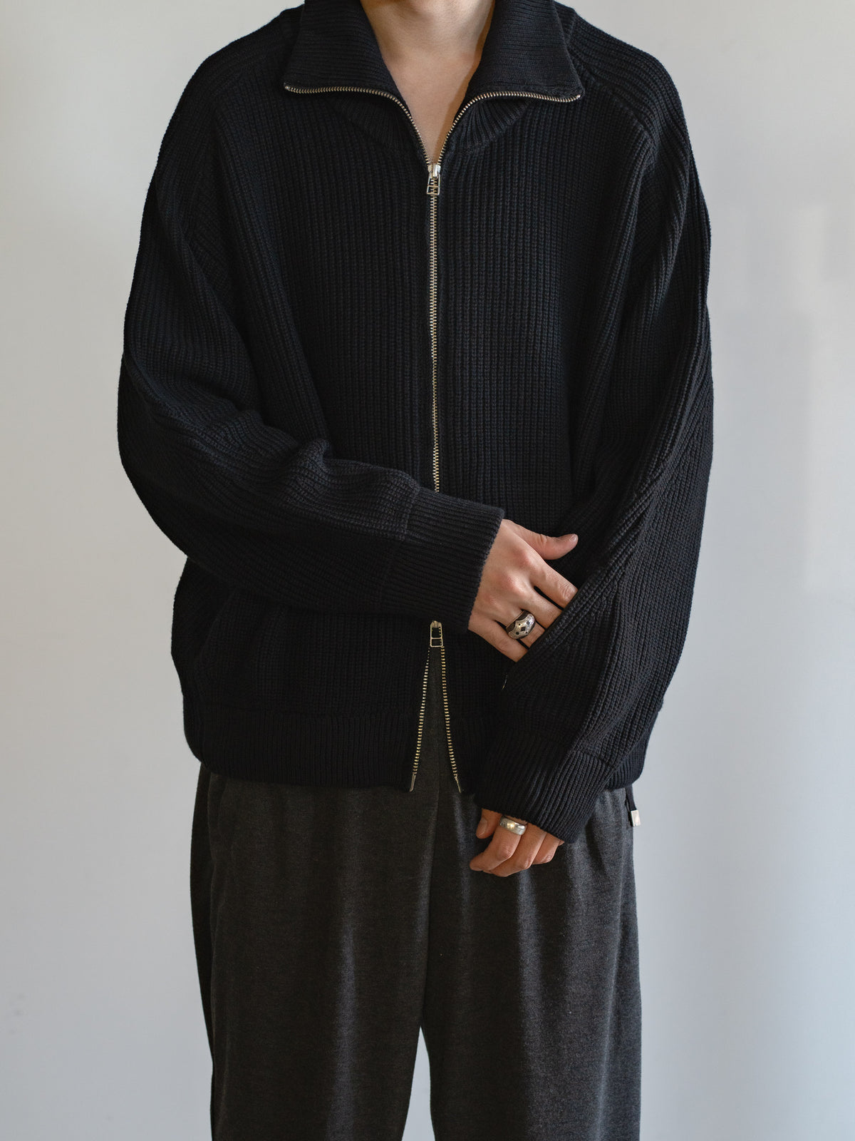 KNIT BLOUSON
