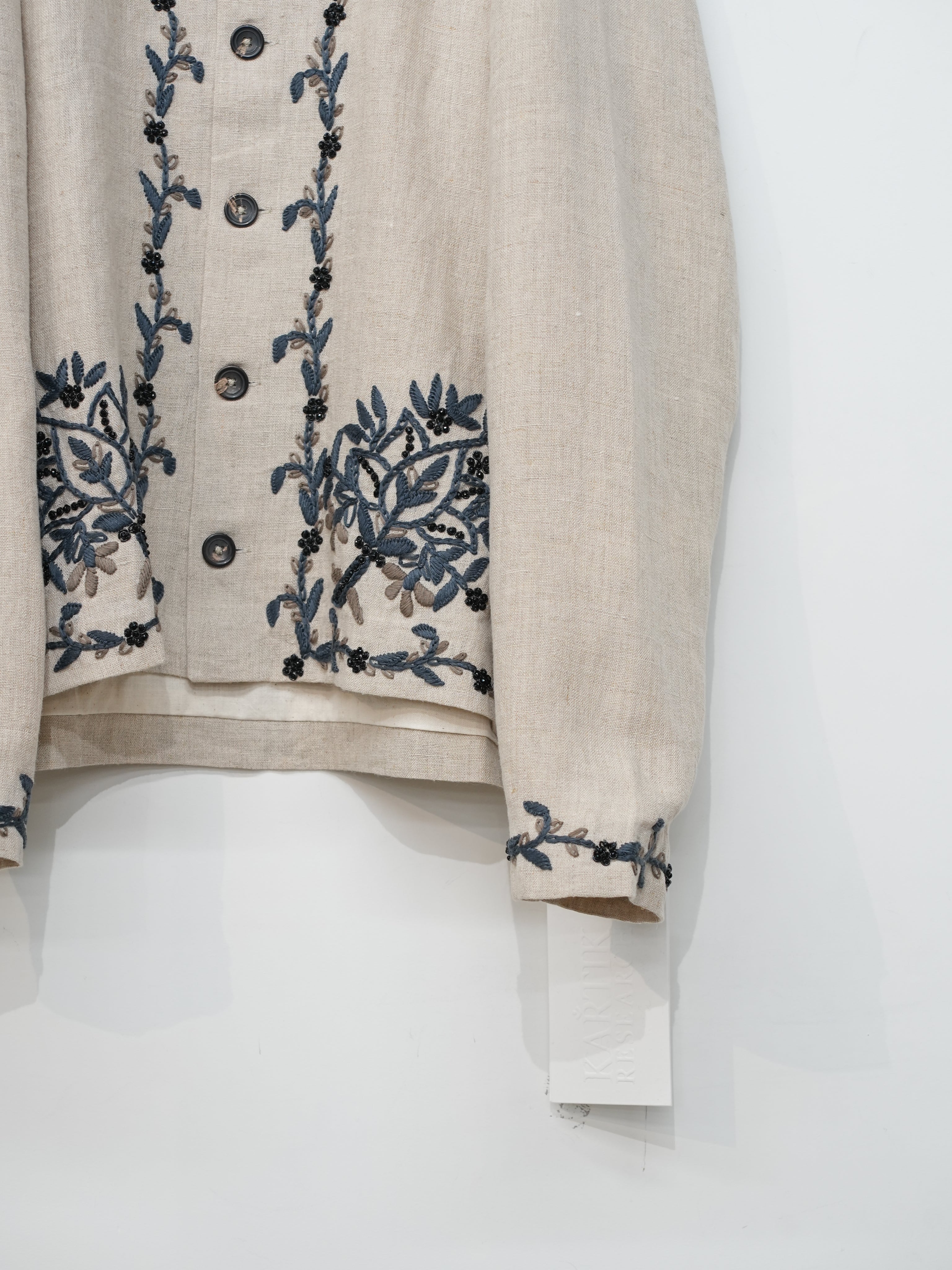 Cropped Jacket(Beige/Black/Grey)