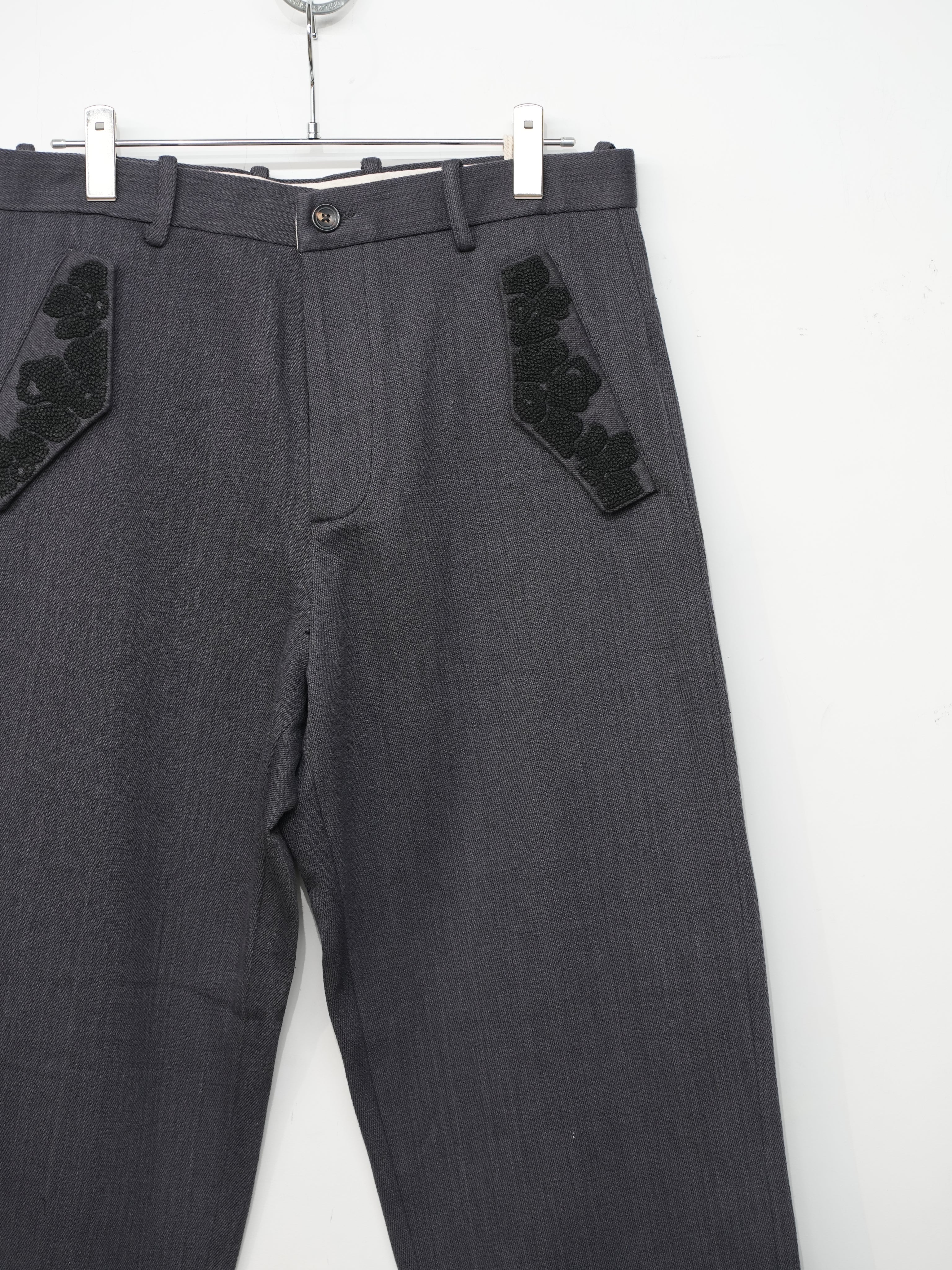 Cargo Flap Trouser(Black)