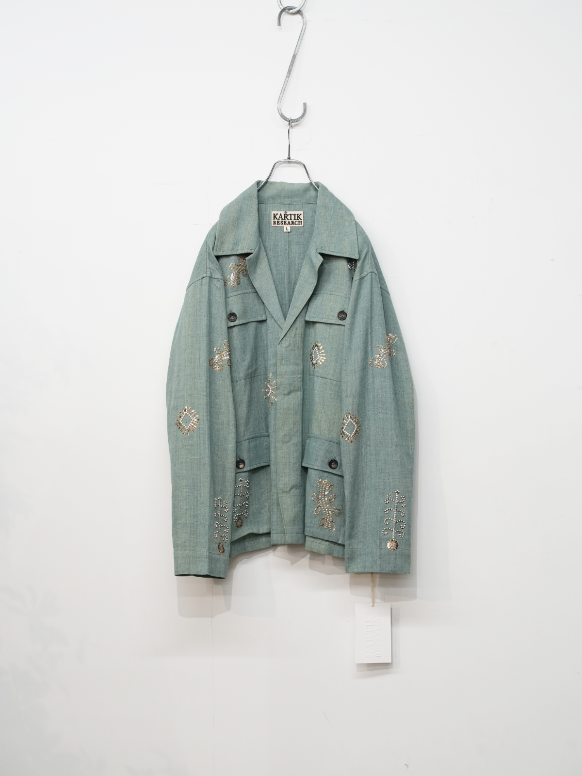 Safari Jacket(Algae/Gold)