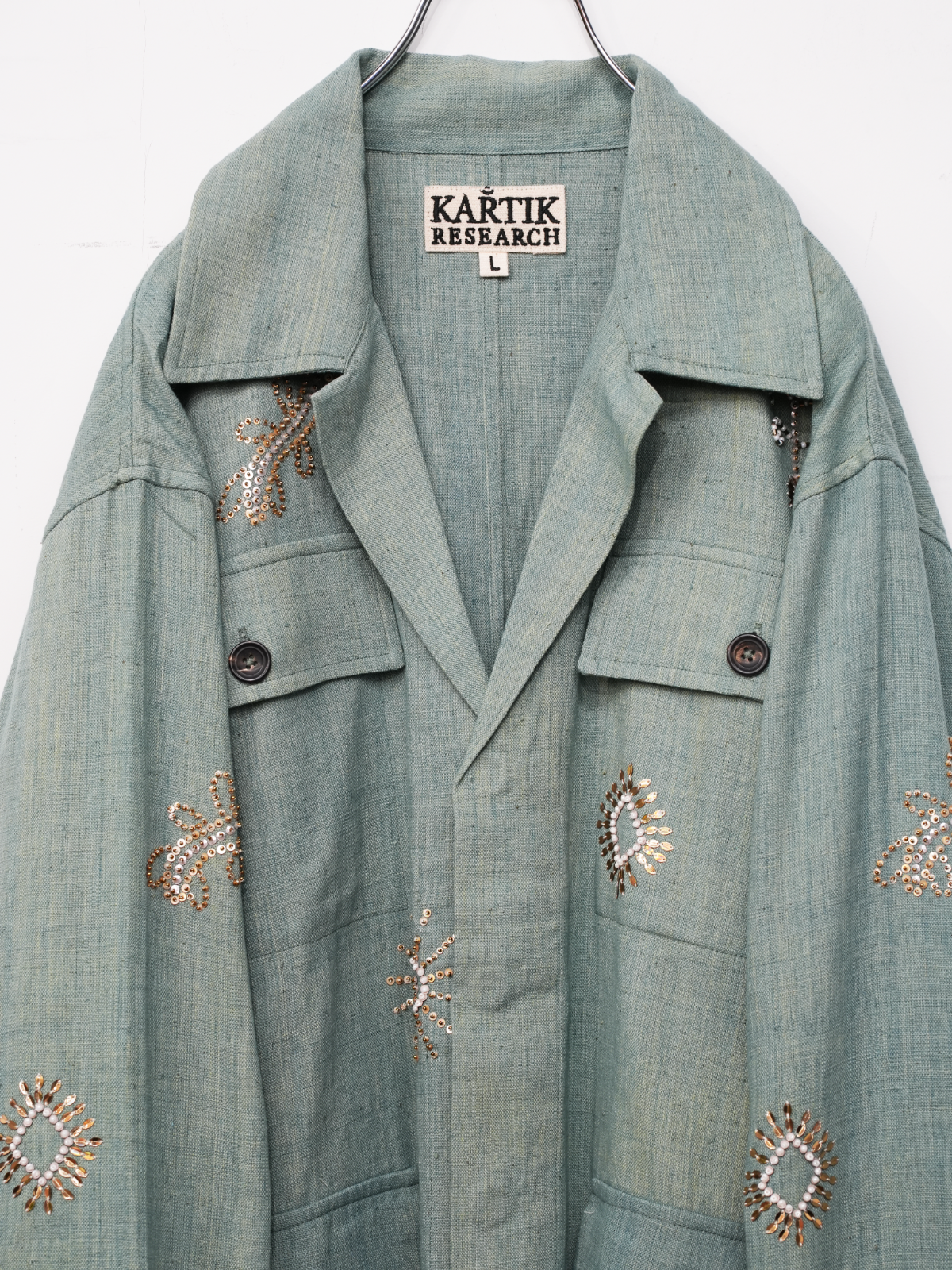 Safari Jacket(Algae/Gold)