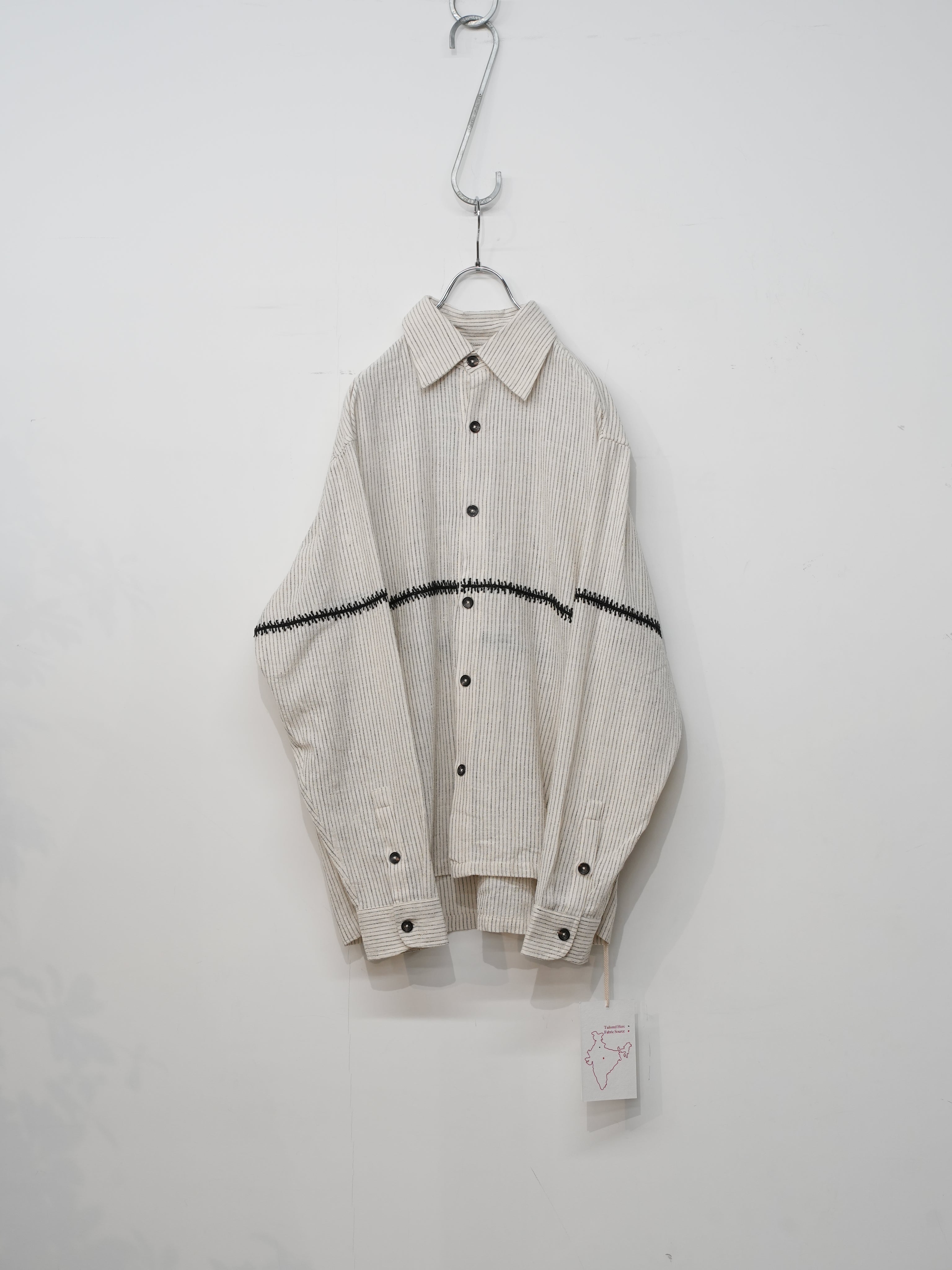 Rabari Shirt(White/Black)