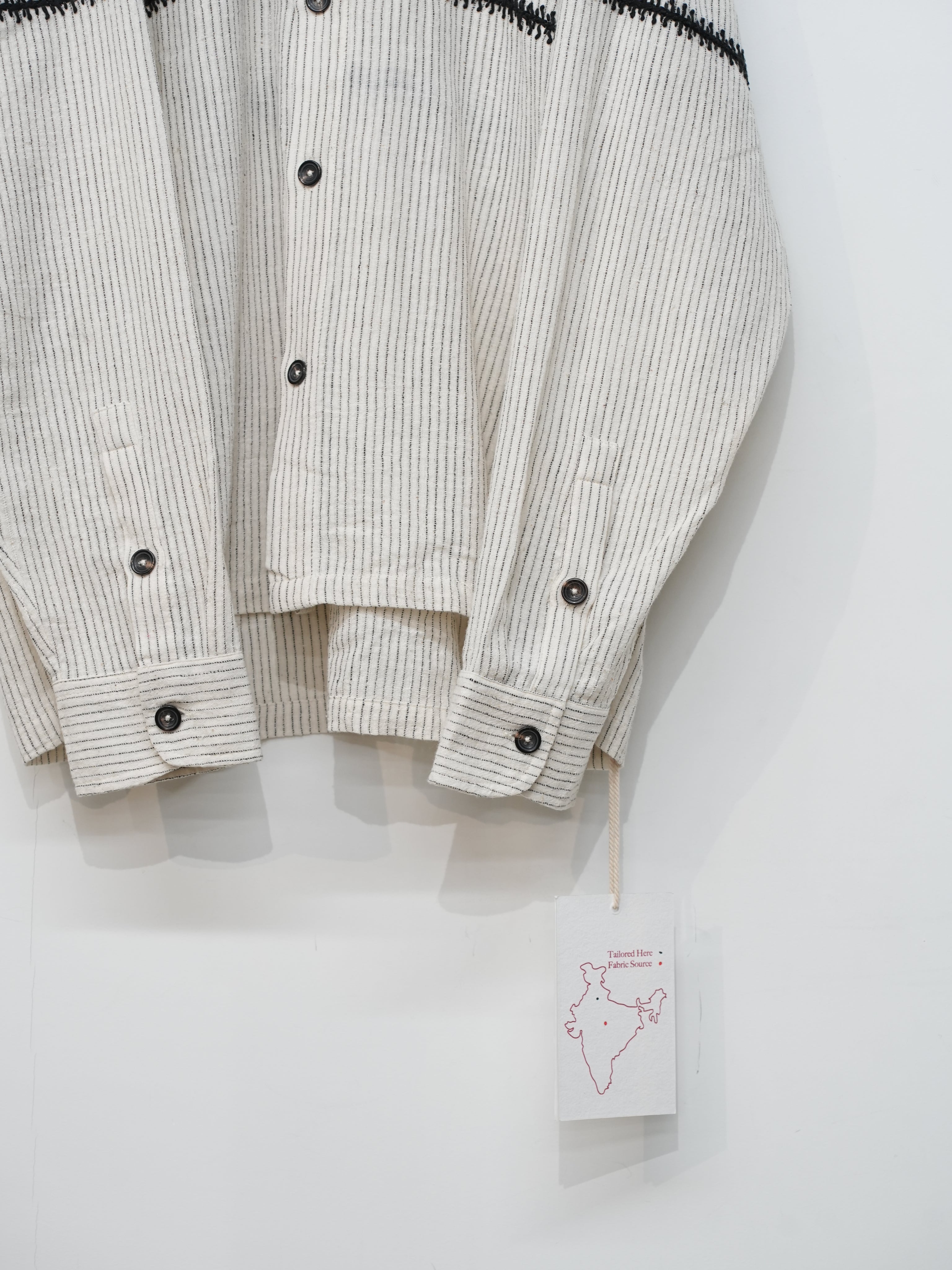 Rabari Shirt(White/Black)