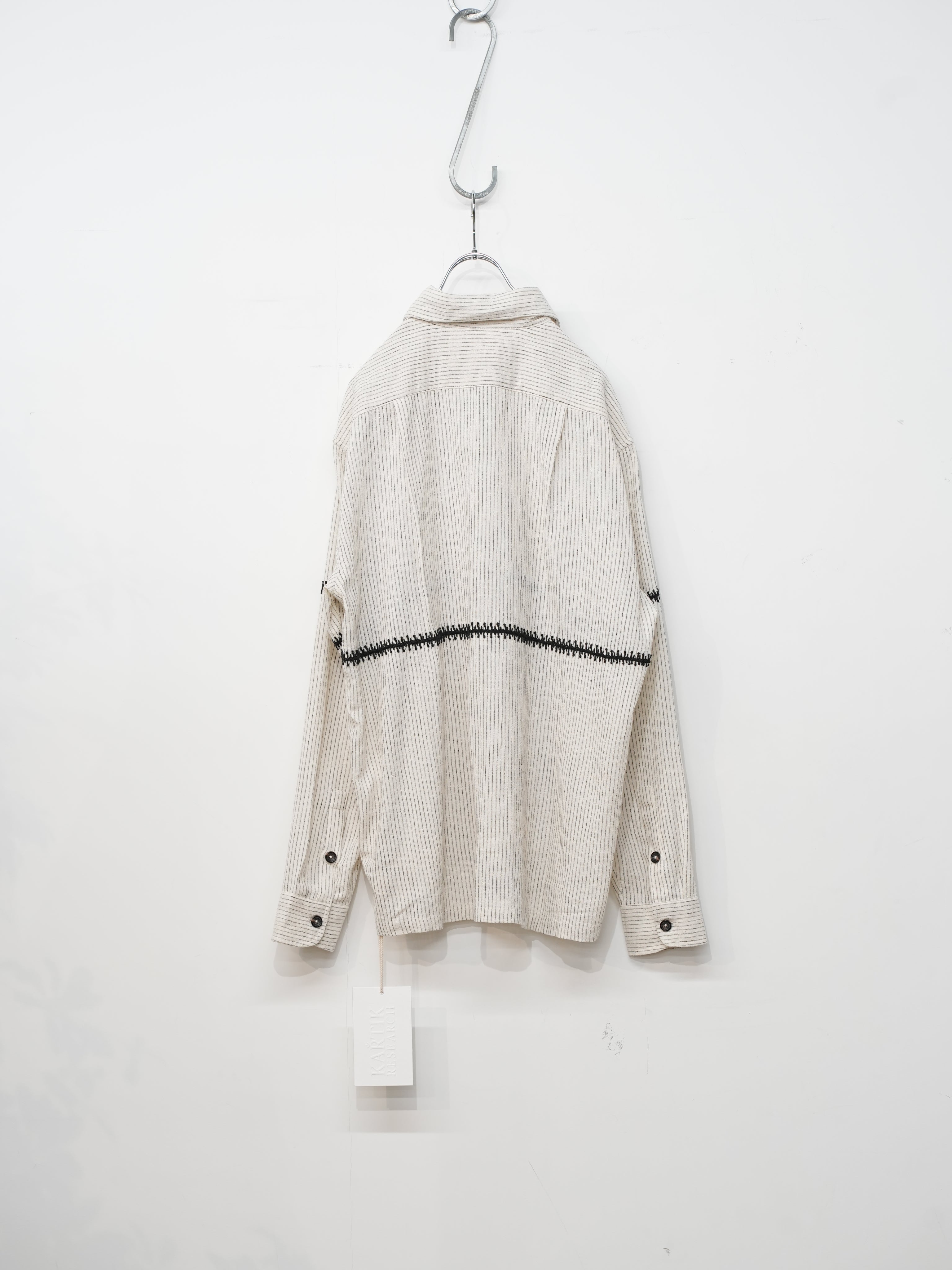 Rabari Shirt(White/Black)