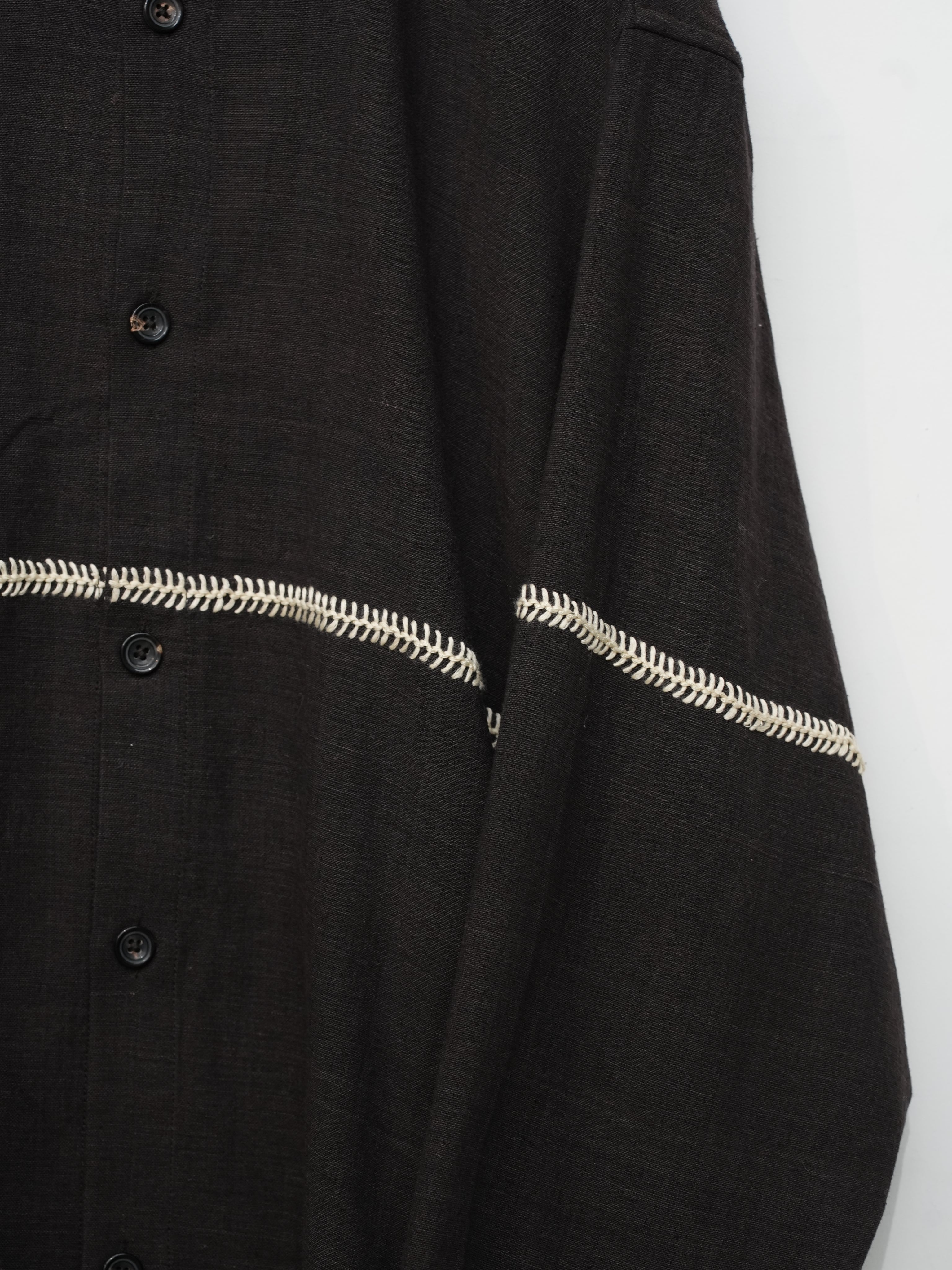 Rabari Shirt(Brown/Ecru)