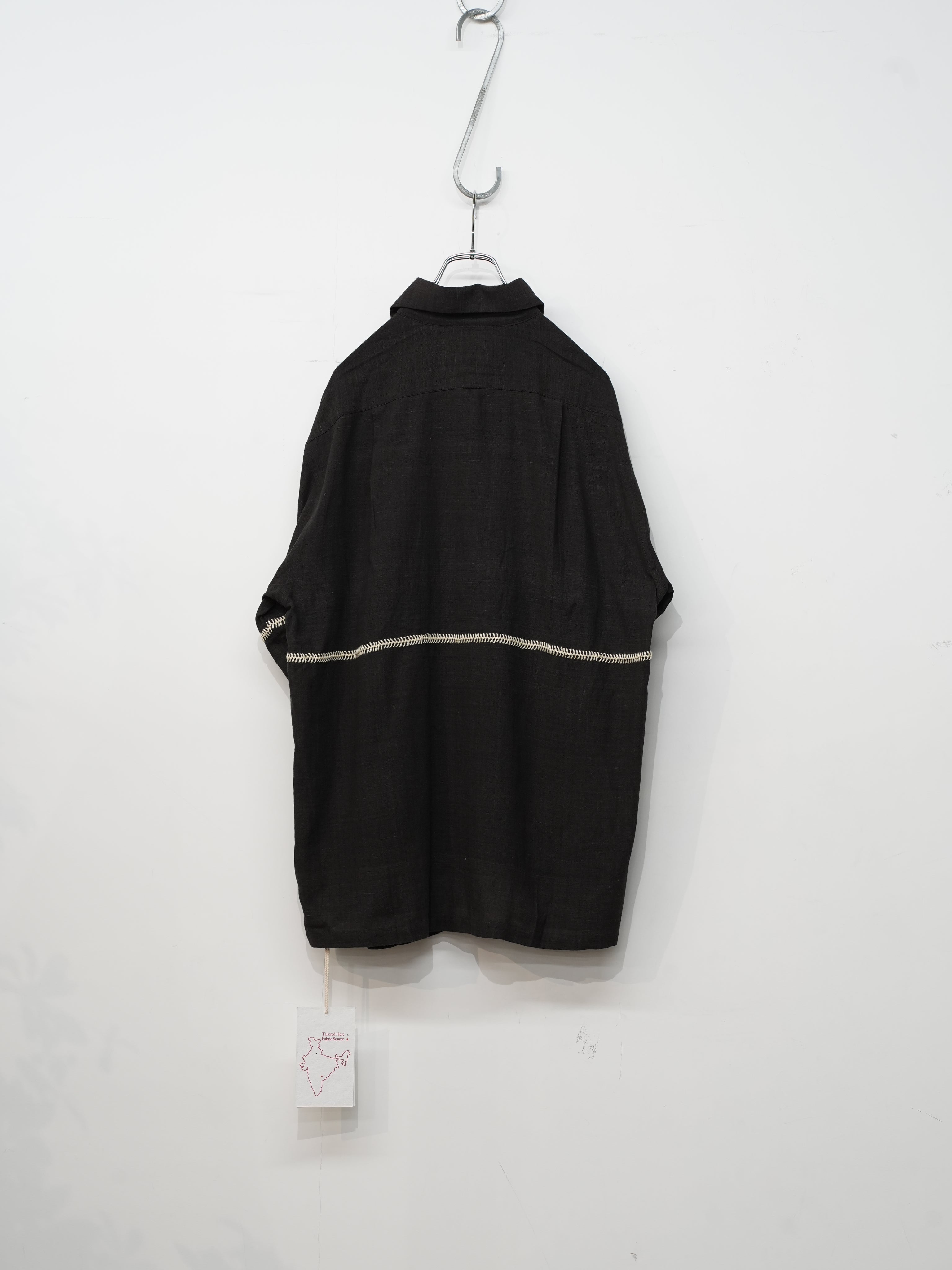 Rabari Shirt(Brown/Ecru)