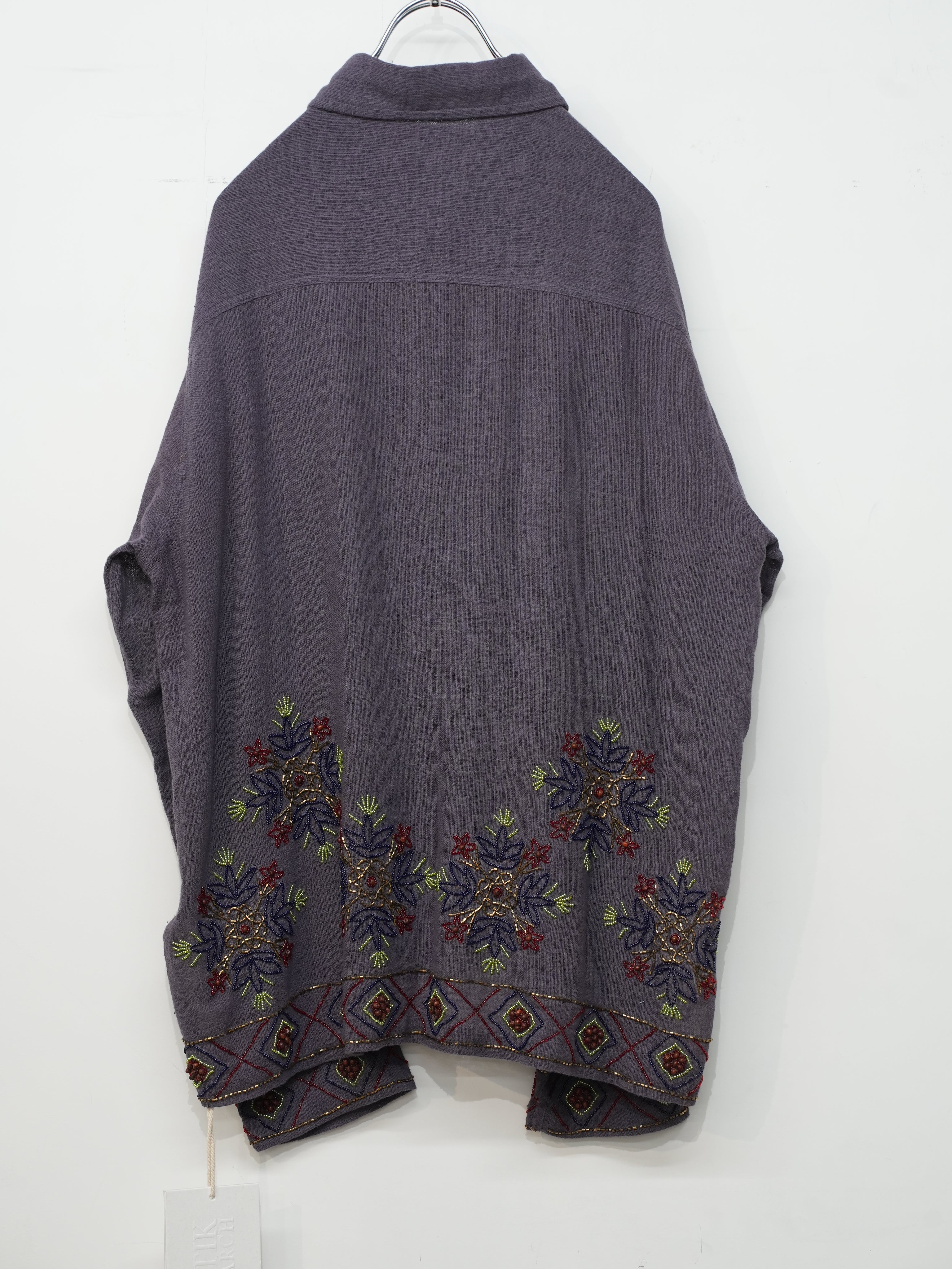 Box Shirt(Lavender/Gold/Brown)