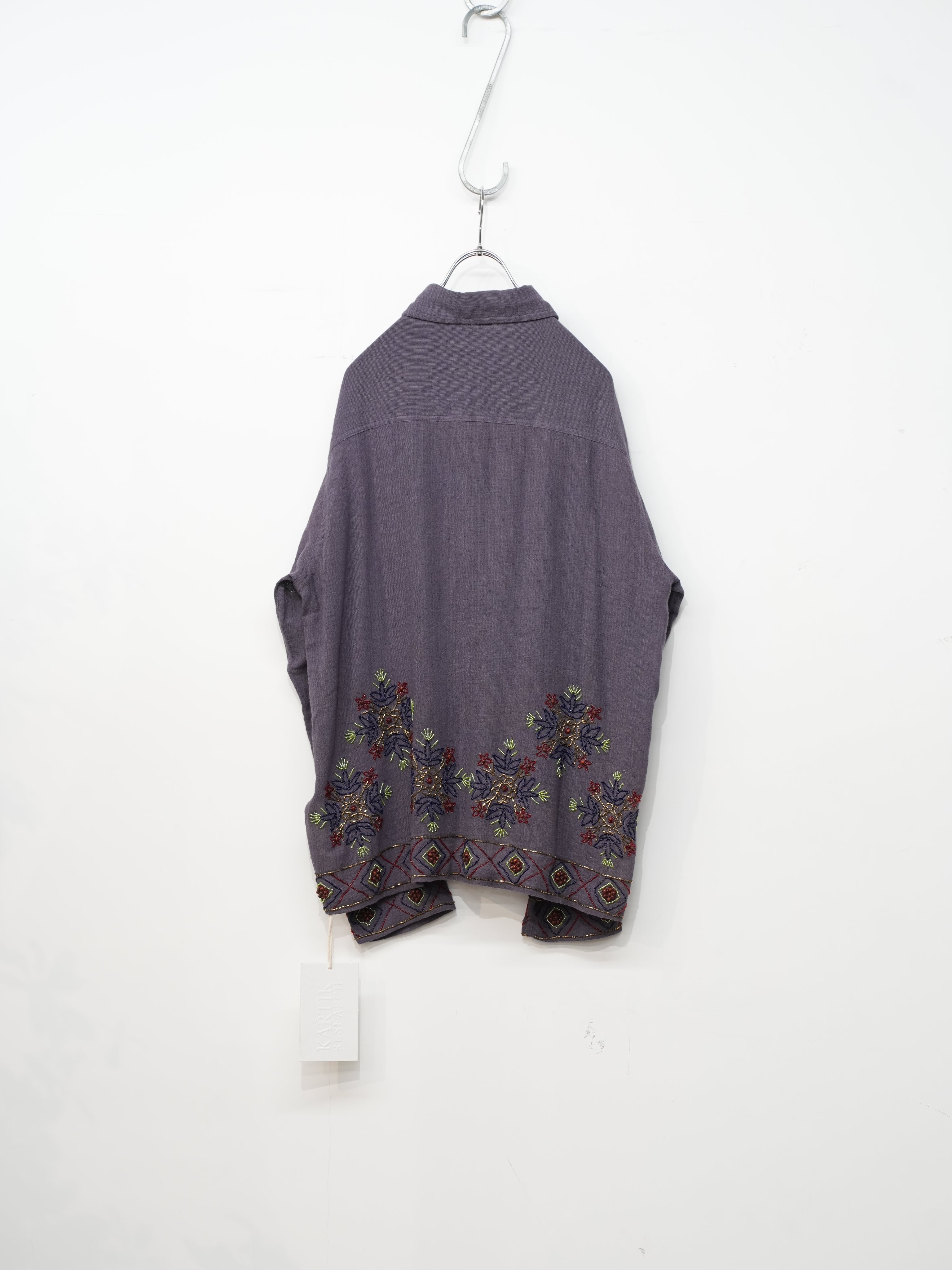 Box Shirt(Lavender/Gold/Brown)