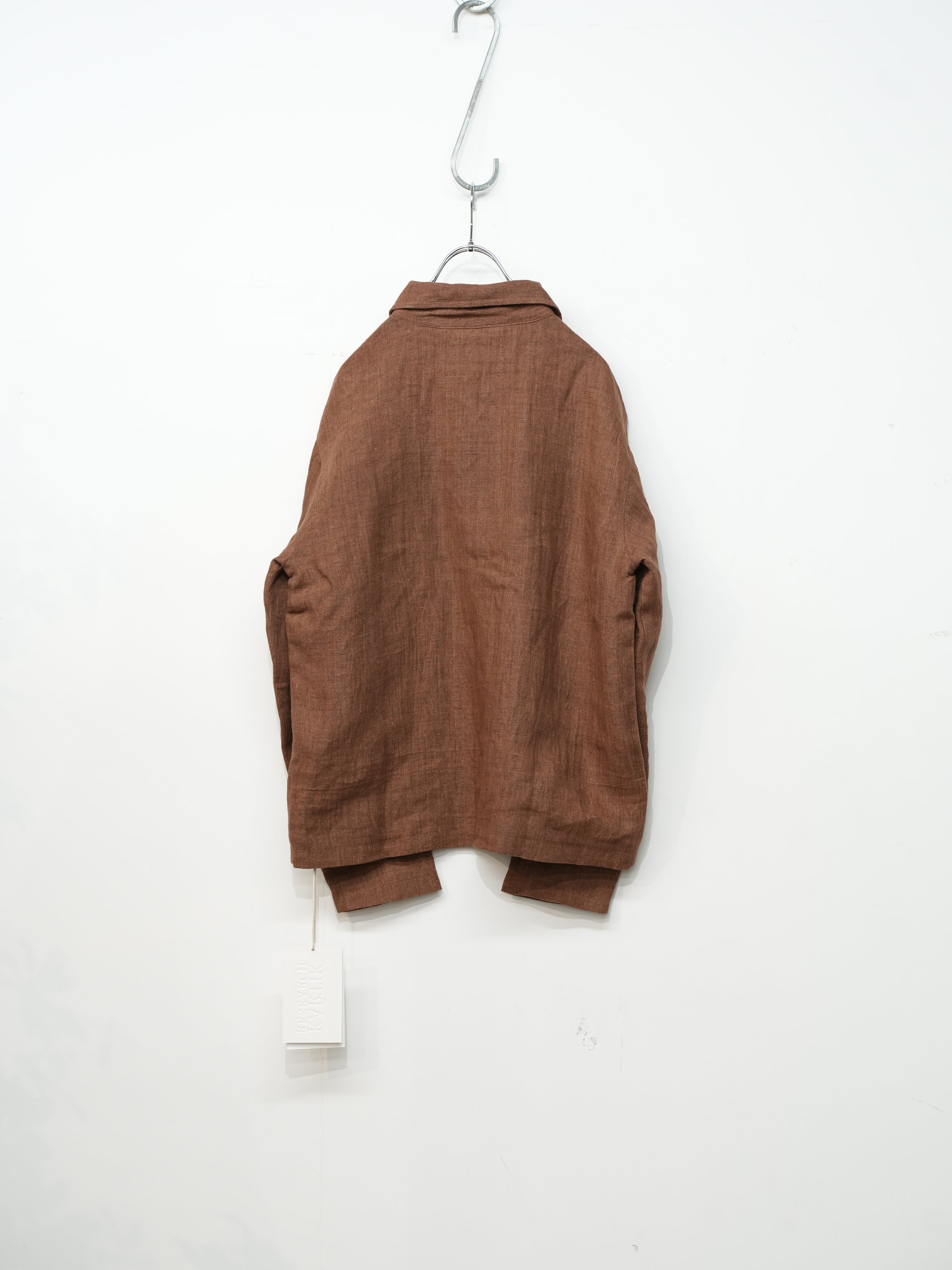 Cropped Jacket(Almond/Indigo/Orange)