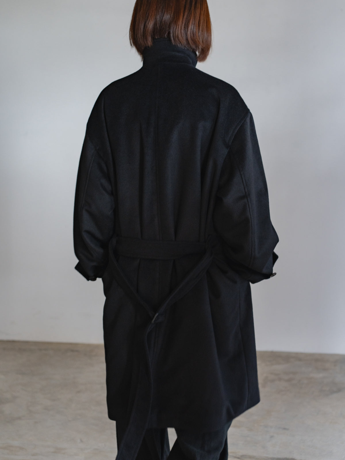 ANGOLA WOOL BALMACAN COAT