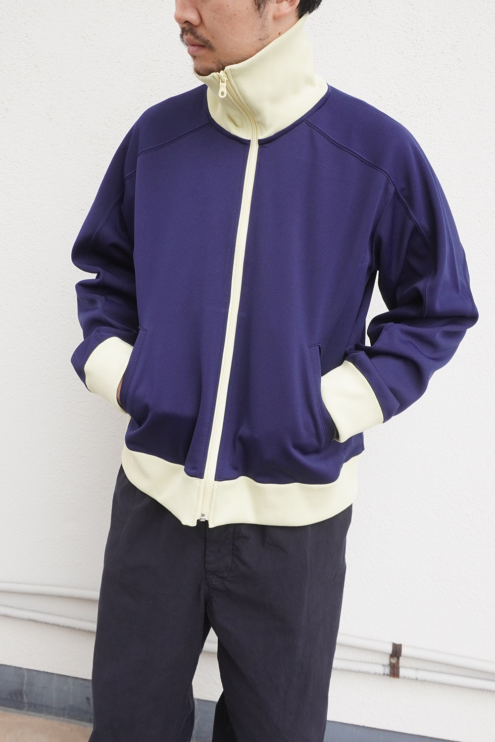 DRIVERS TRACK JACKET(NAVY)