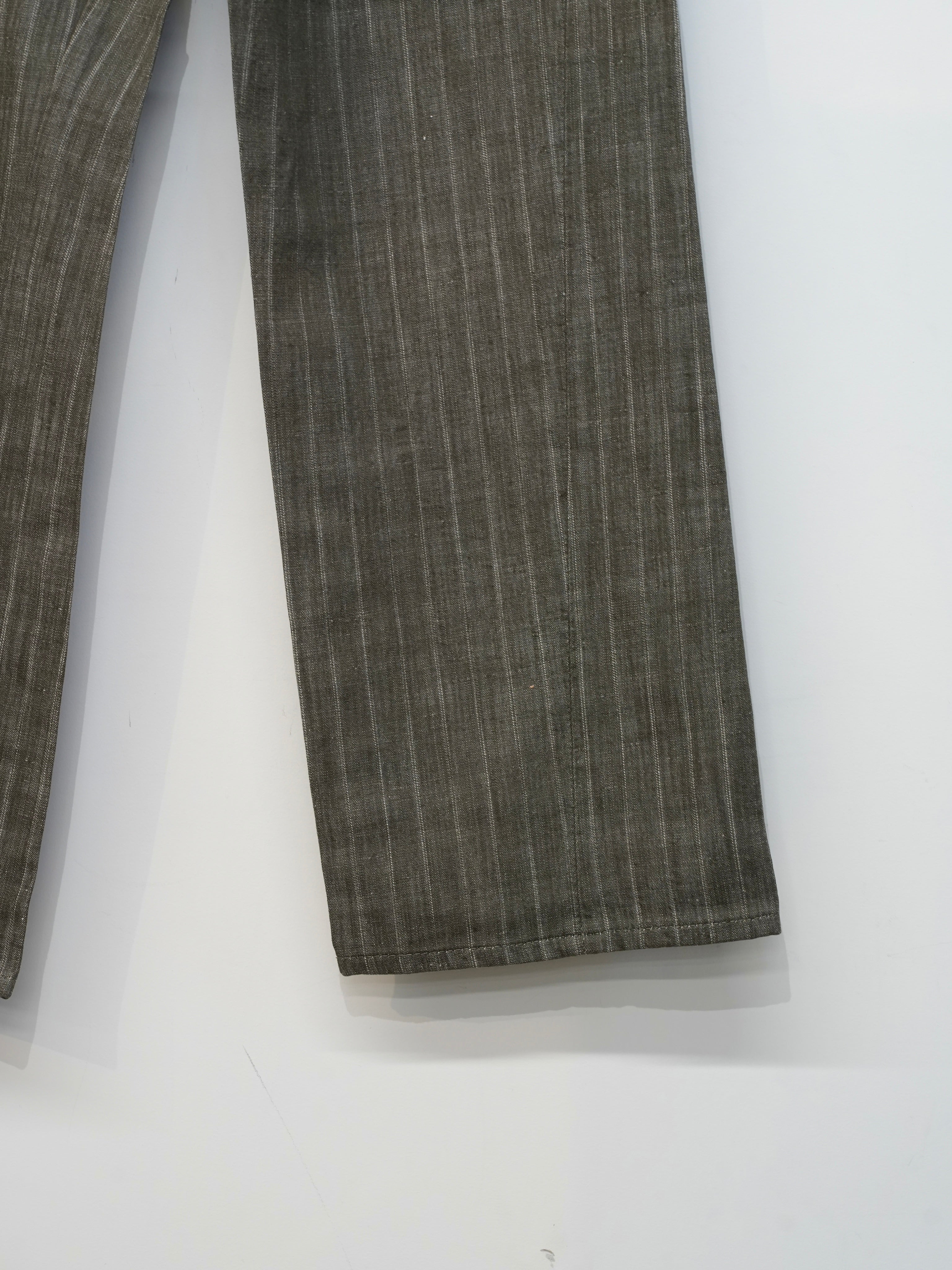 WIDE TWIST(STRIPE KHAKI)