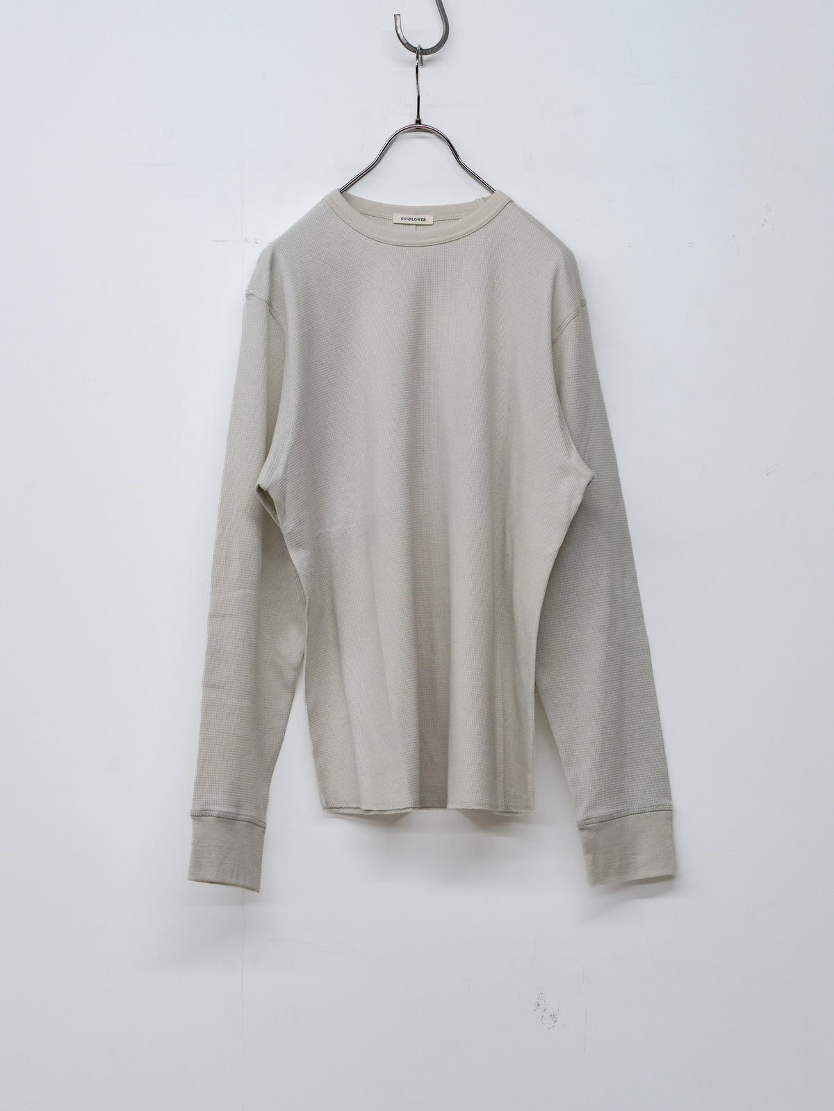 WOOL WAFFLE TEE LS