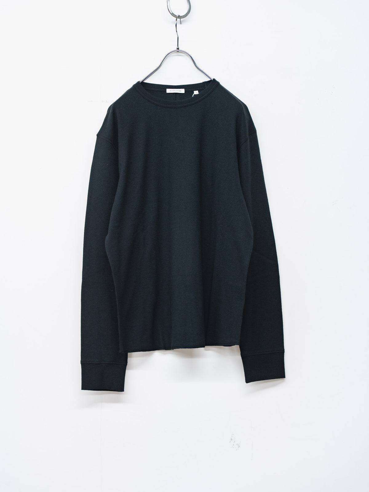 WOOL WAFFLE TEE LS