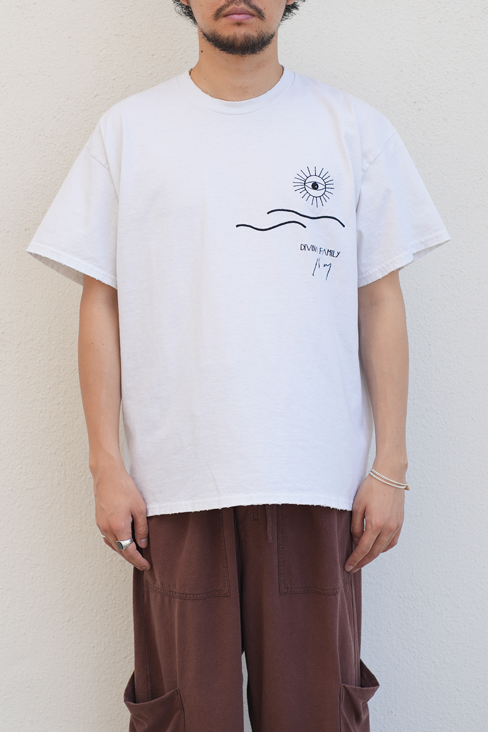 [ANCELLM/exclusive] ANCELLM × DIVINA FAMILY T-SHIRT(WHITE)