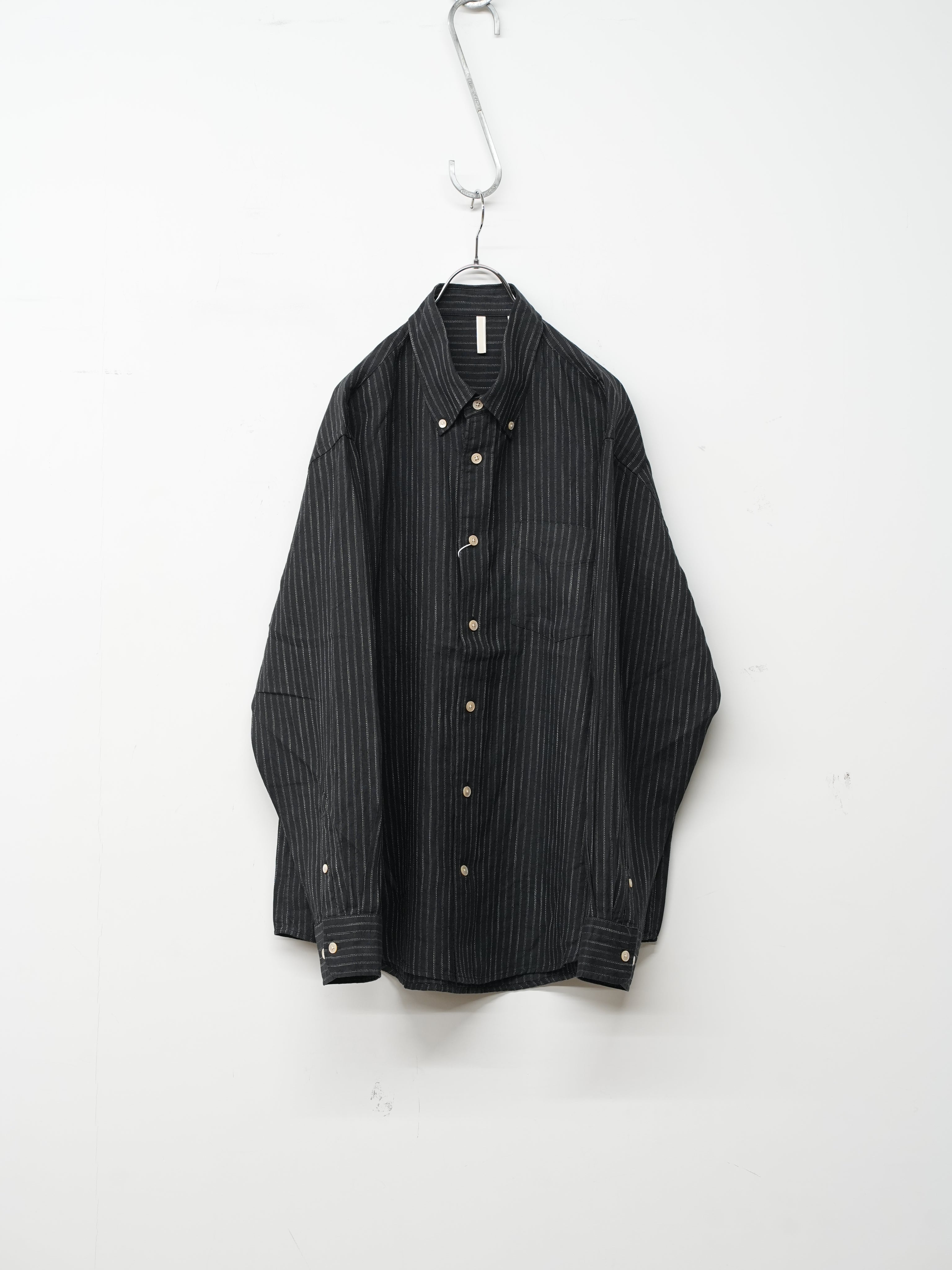 BUTTON DOWN SHIRT(BLACK)