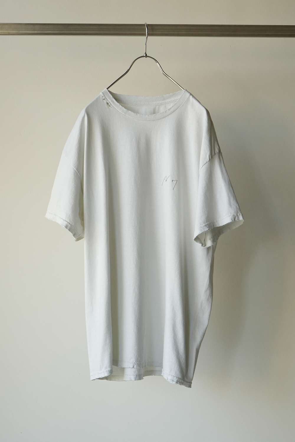 [ANCELLM/exclusive]SOUVENIR T-SHIRT "後楽" (IVORY)