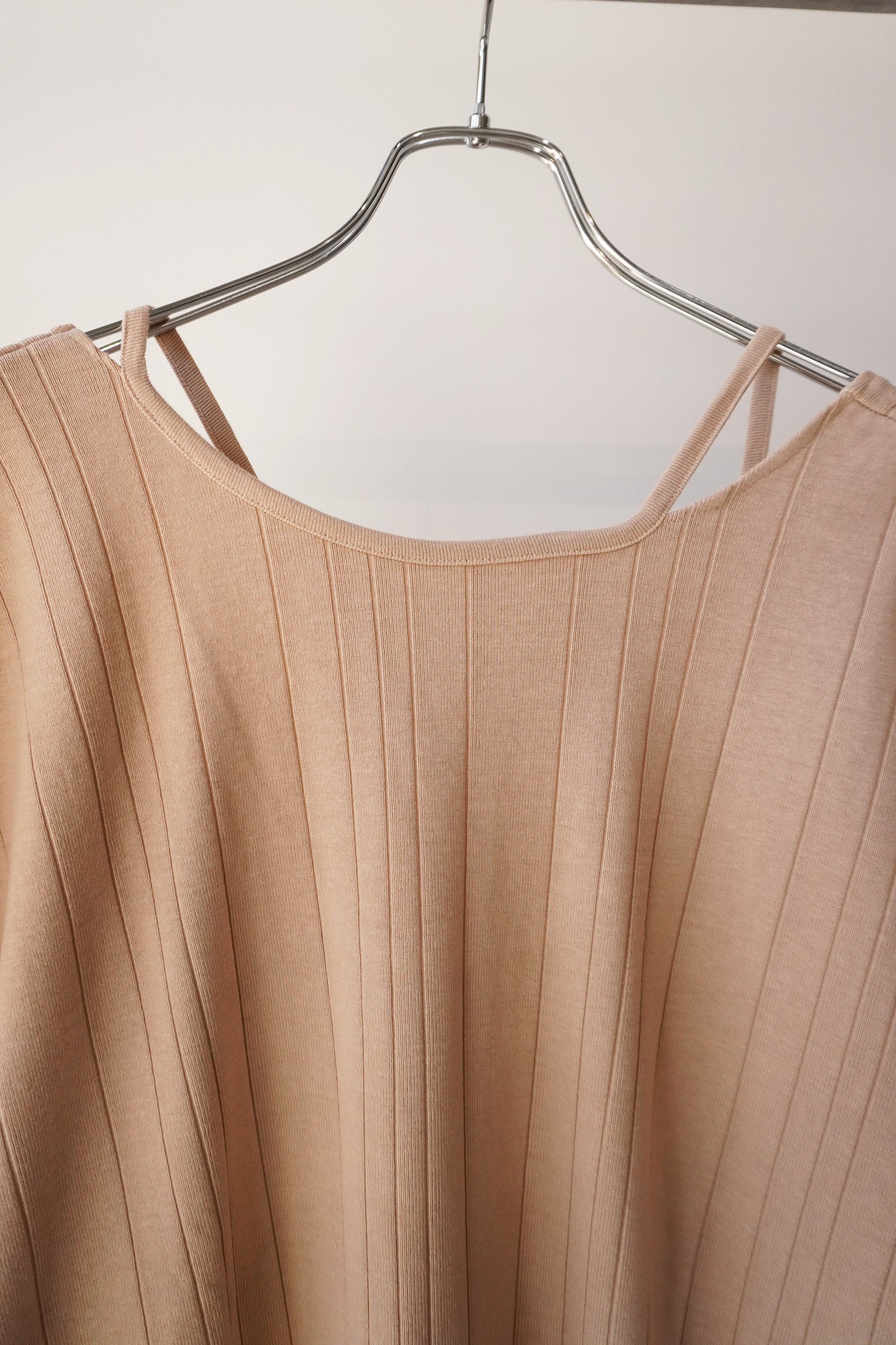 [50%OFF] RANDOM RIB DRESS(BEIGE)