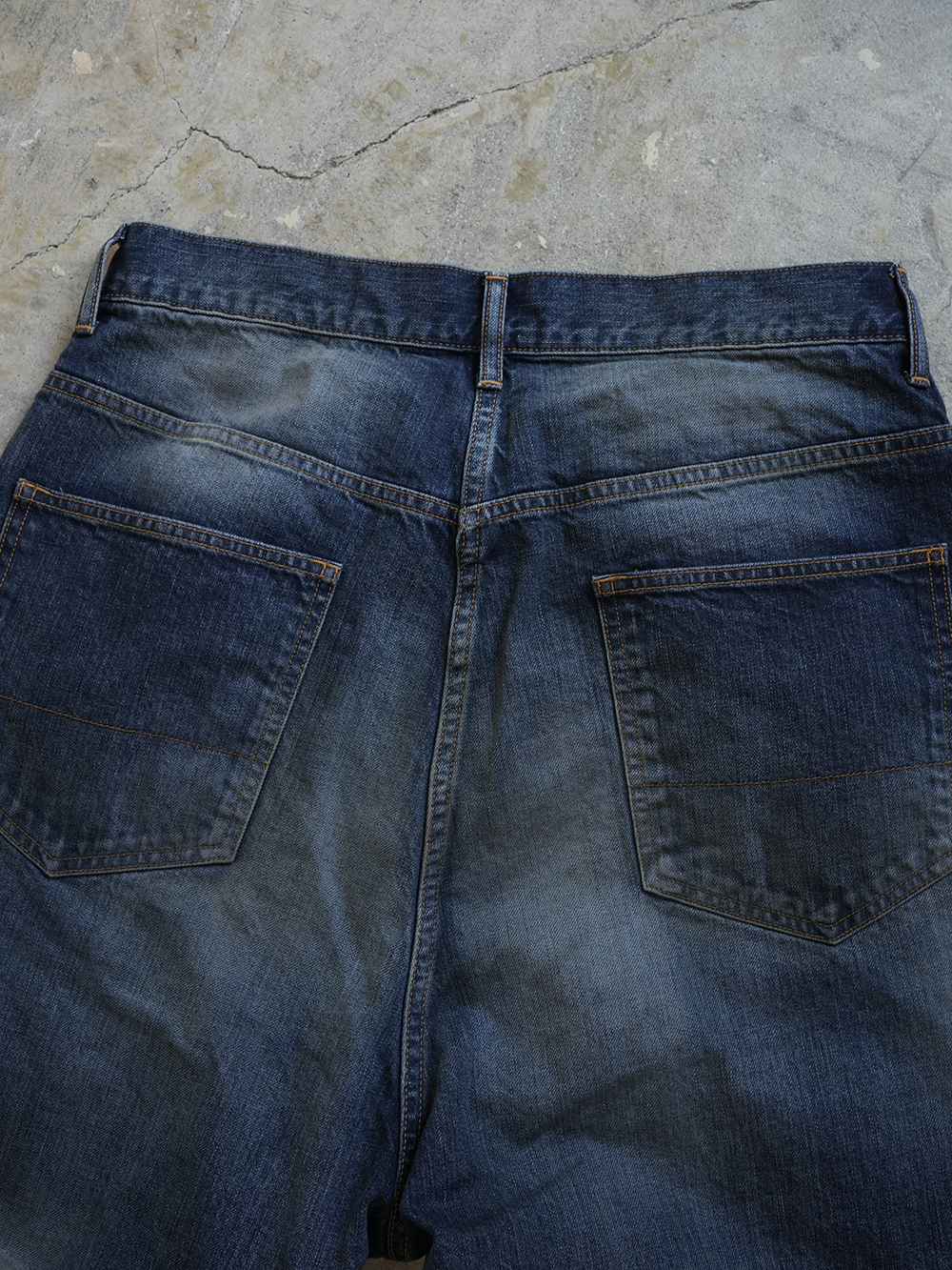 AGING WIDE 5P DENIM PANTS(INDIGO)