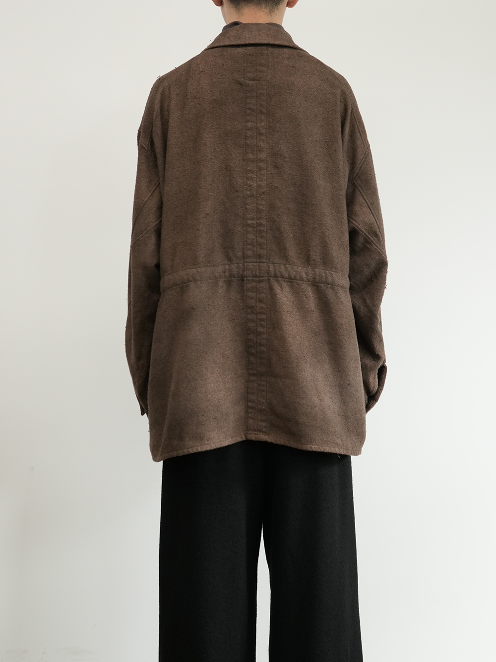 PILLING SHIRT JACKET(BROWN)