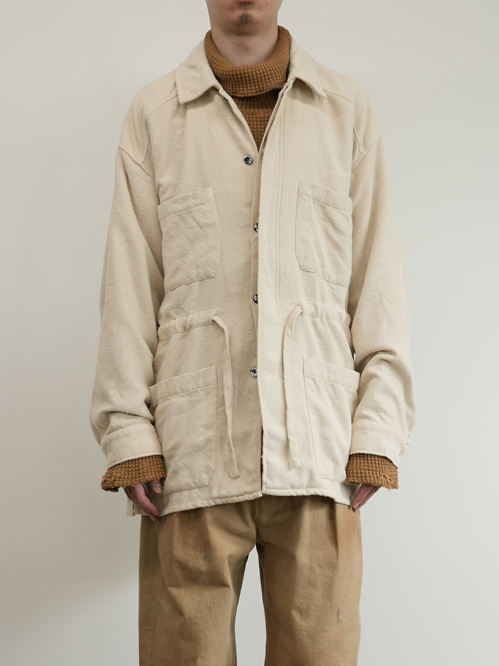 PILLING SHIRT JACKET(WHITE)