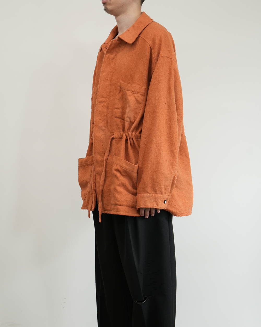 PILLING SHIRT JACKET(TERRACOTTA)