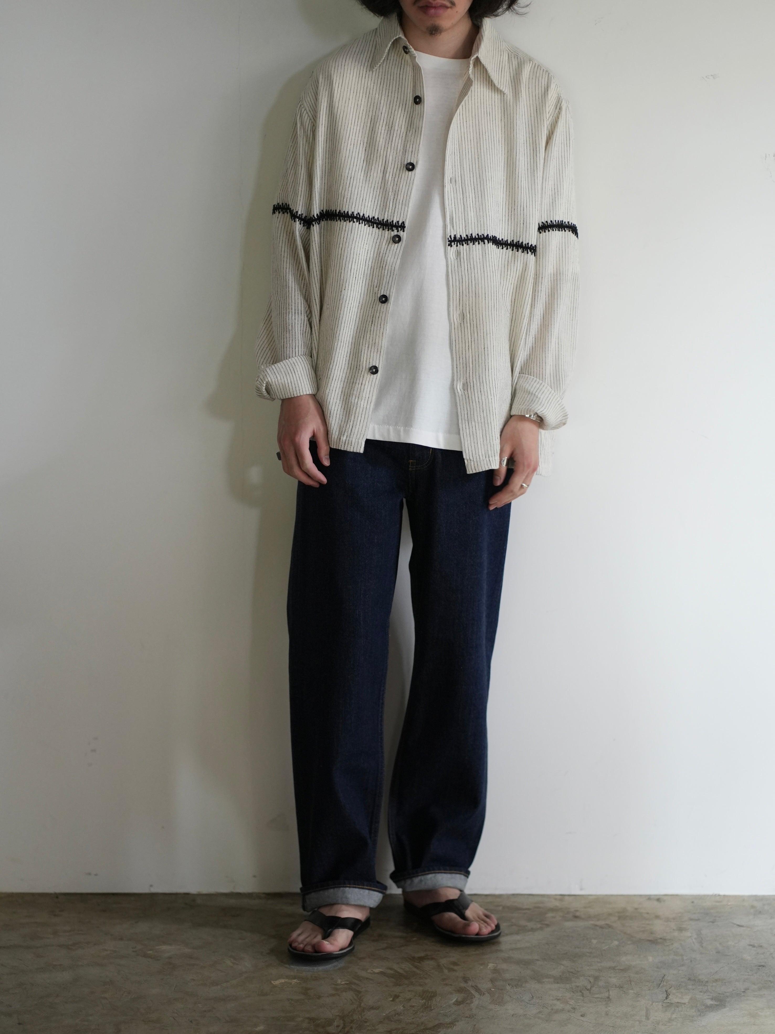 Rabari Shirt(White/Black)