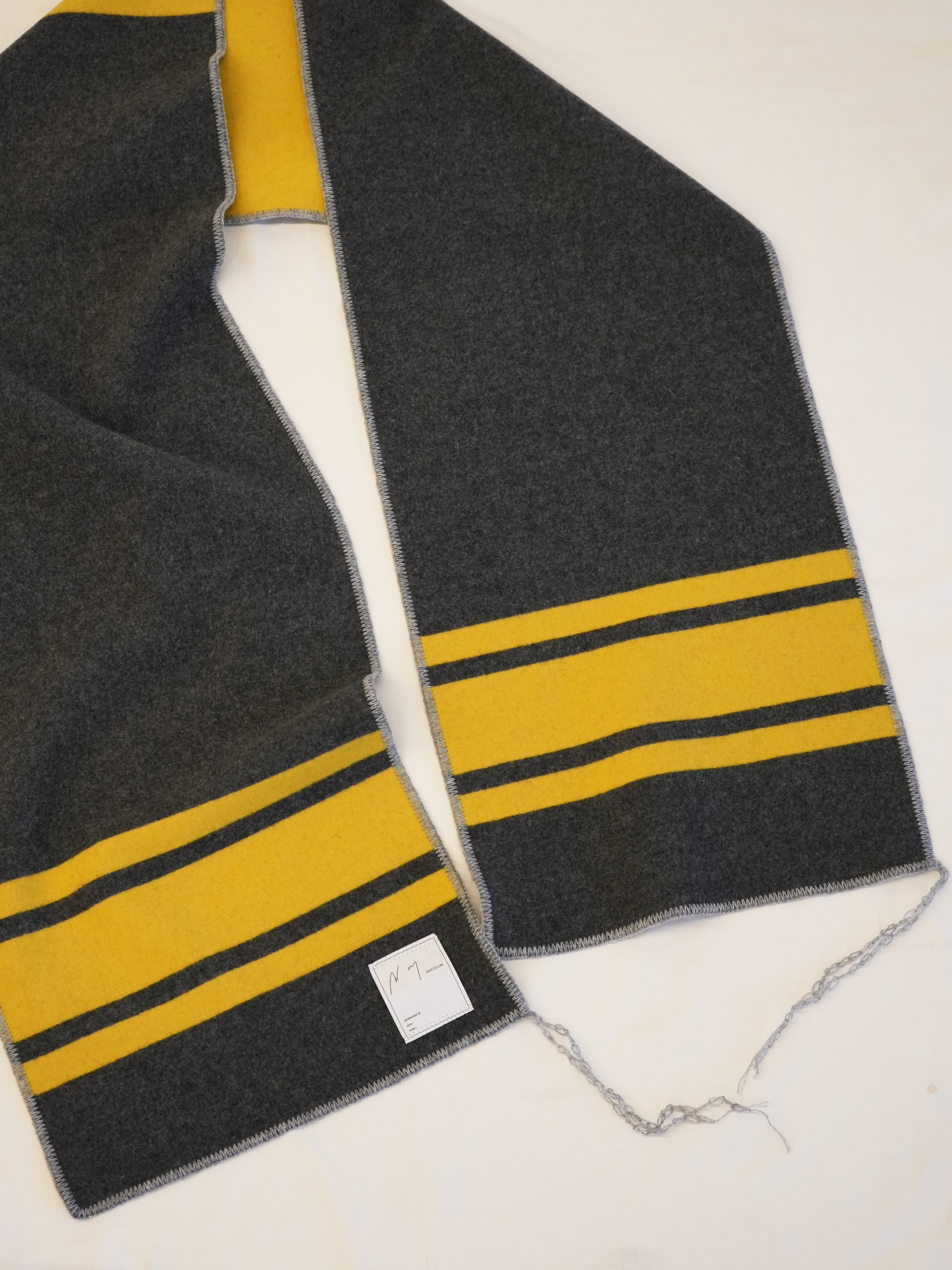 【ANCELLM / exclusive】WOOL BLANKET SCARF