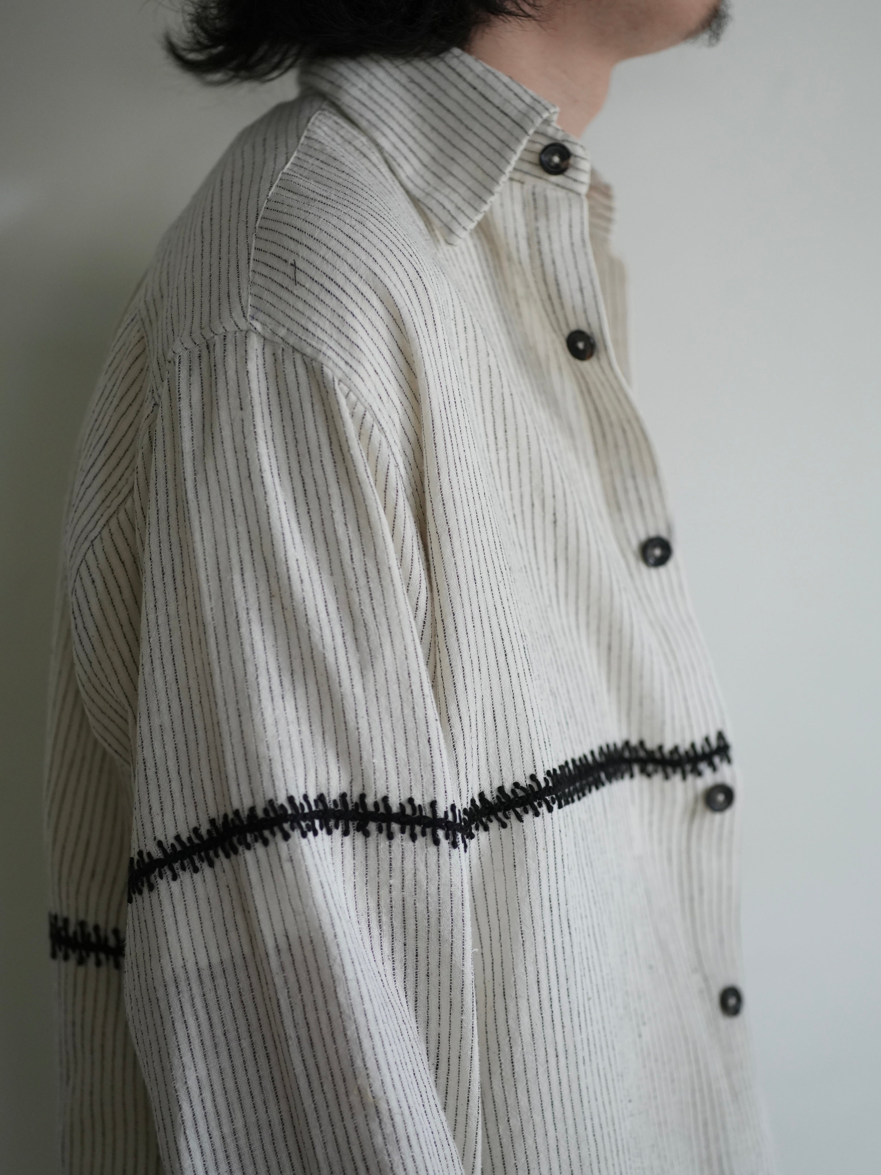 Rabari Shirt(White/Black)