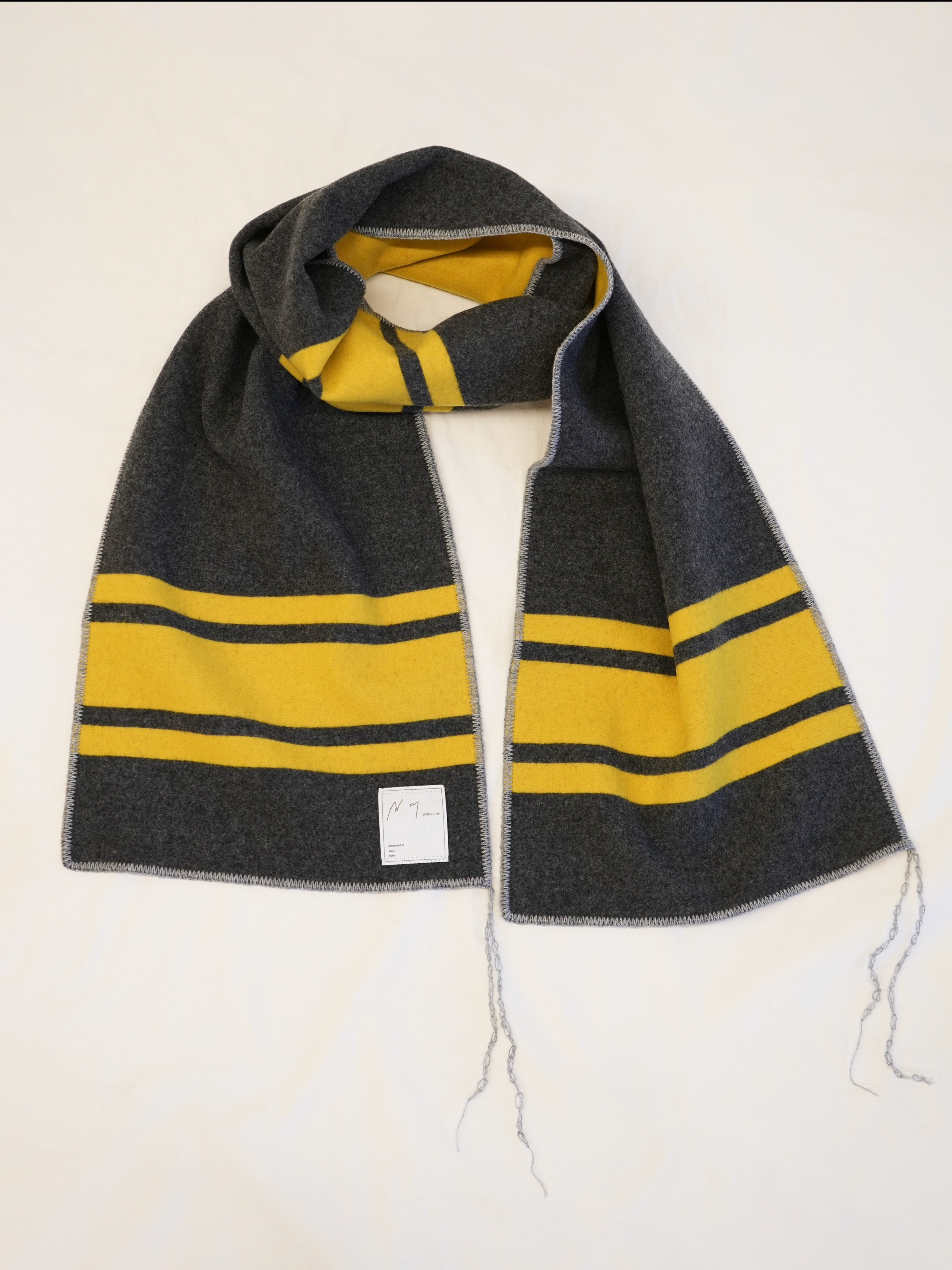 【ANCELLM / exclusive】WOOL BLANKET SCARF