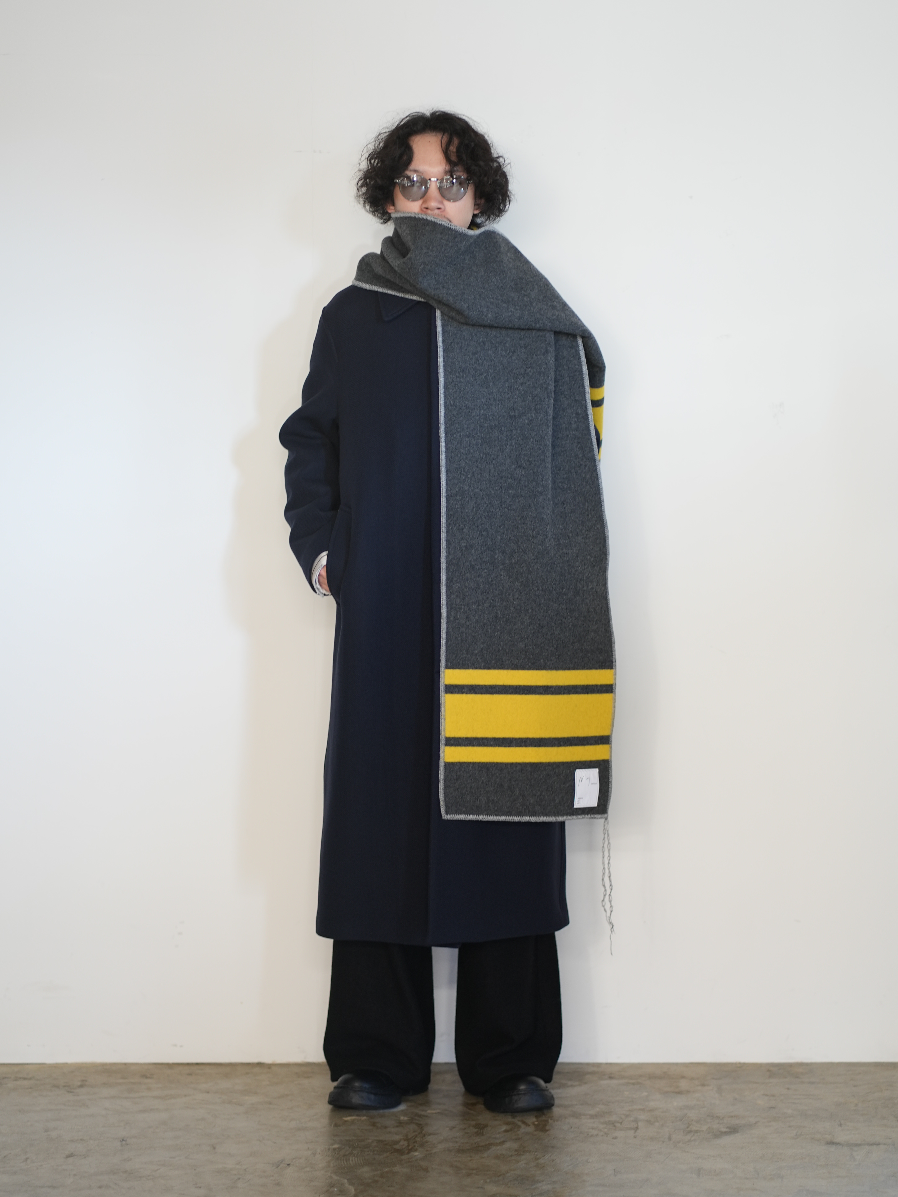 【ANCELLM / exclusive】WOOL BLANKET SCARF