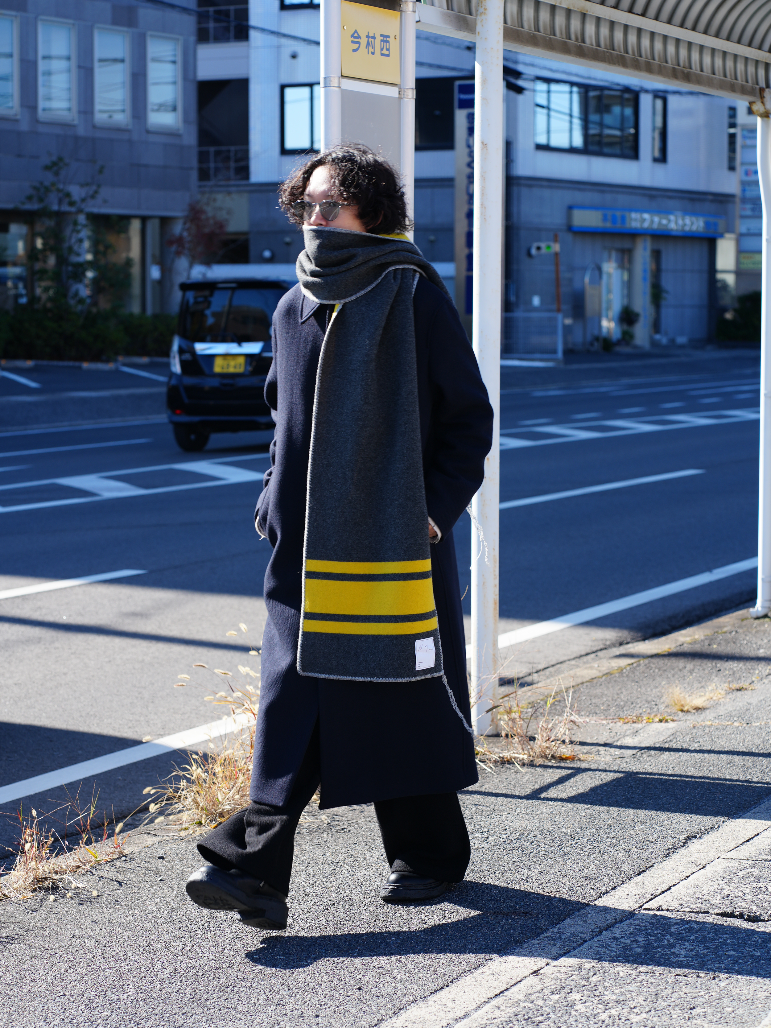 【ANCELLM / exclusive】WOOL BLANKET SCARF