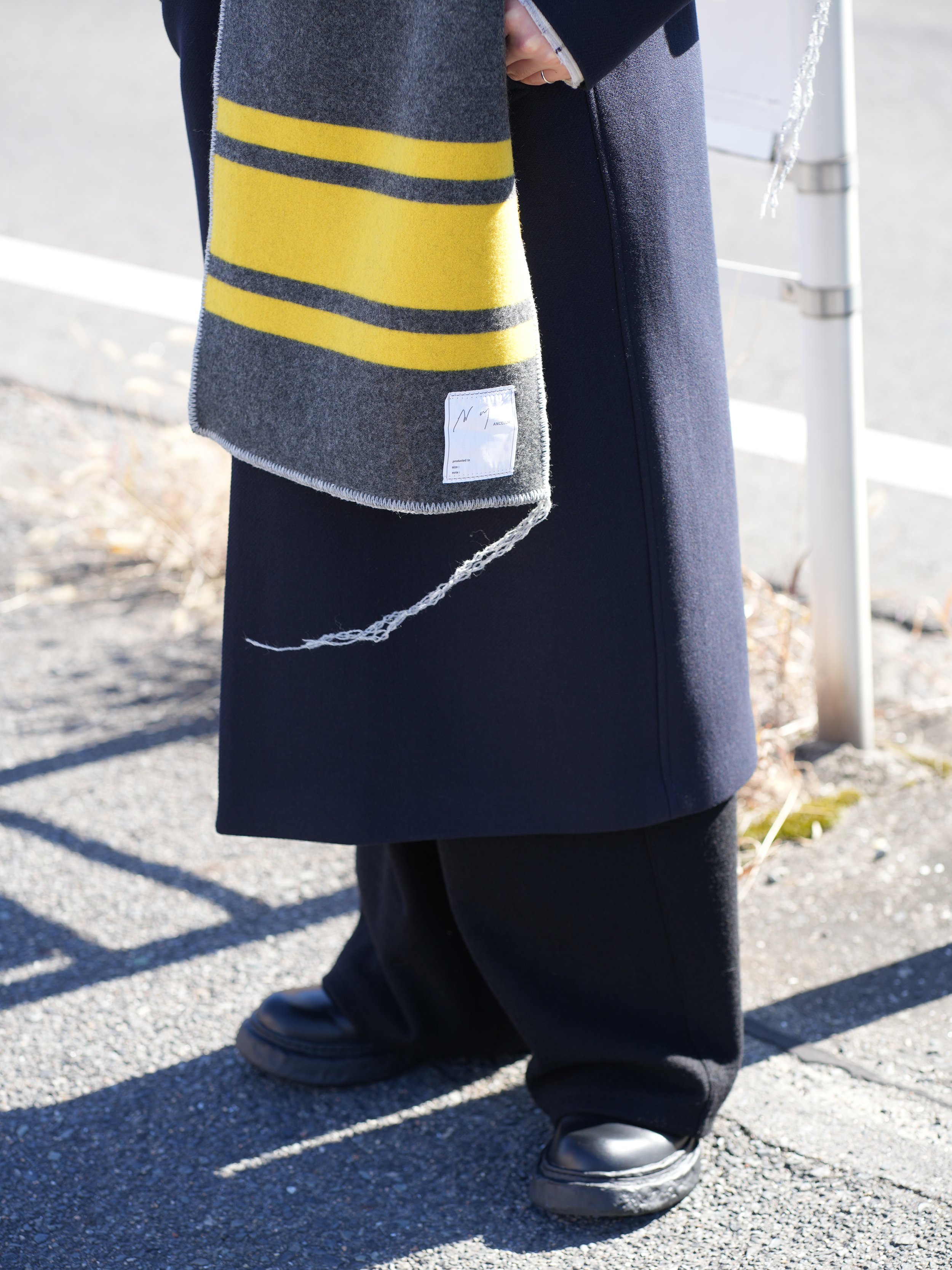 【ANCELLM / exclusive】WOOL BLANKET SCARF
