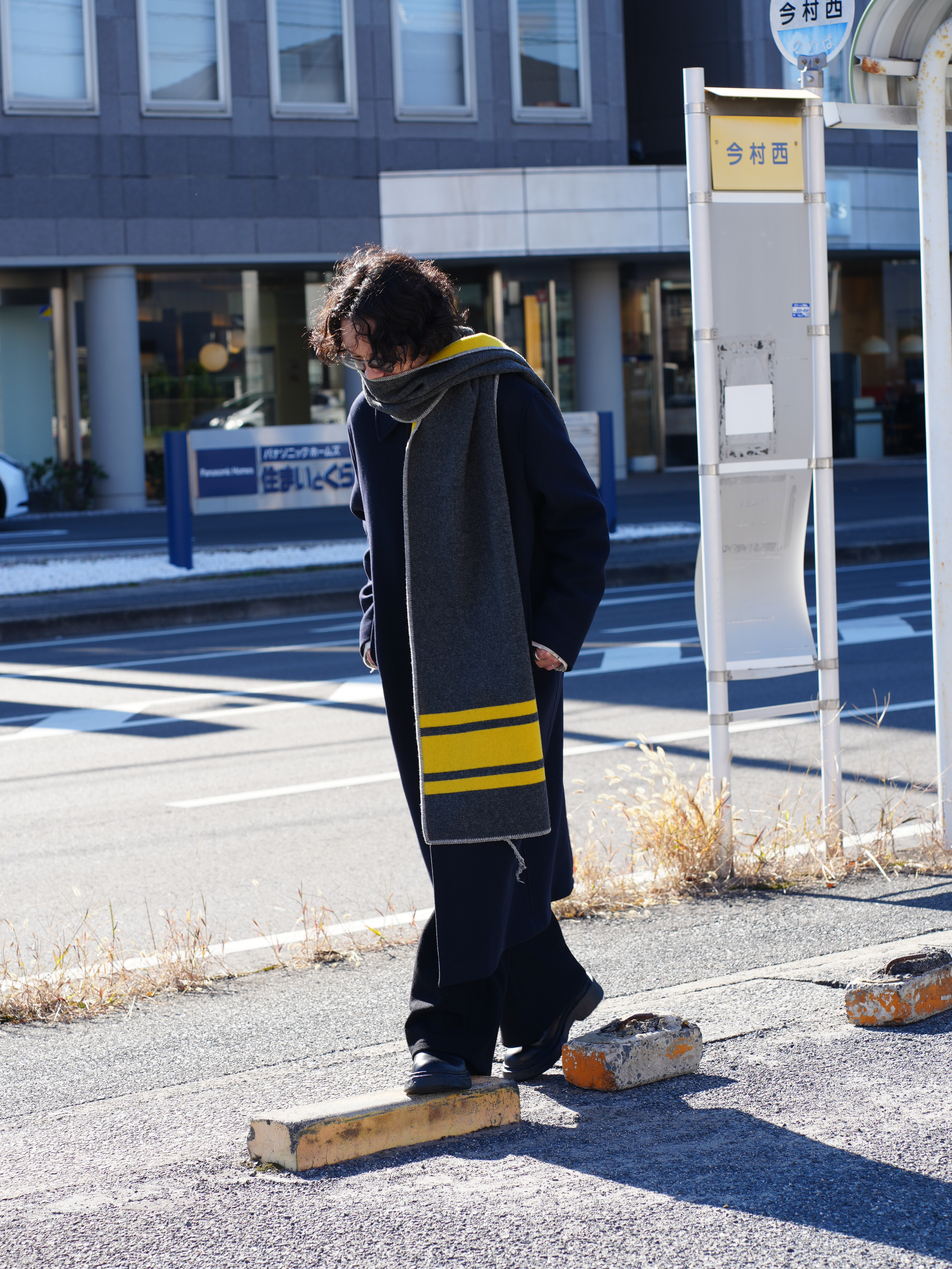 【ANCELLM / exclusive】WOOL BLANKET SCARF