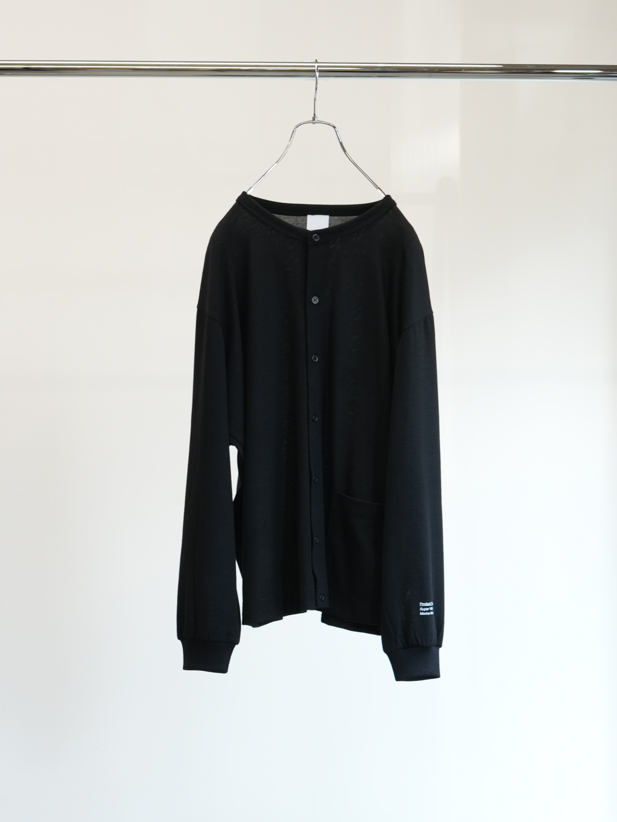 Super 140’s Melino Wool Crewneck Cardigan