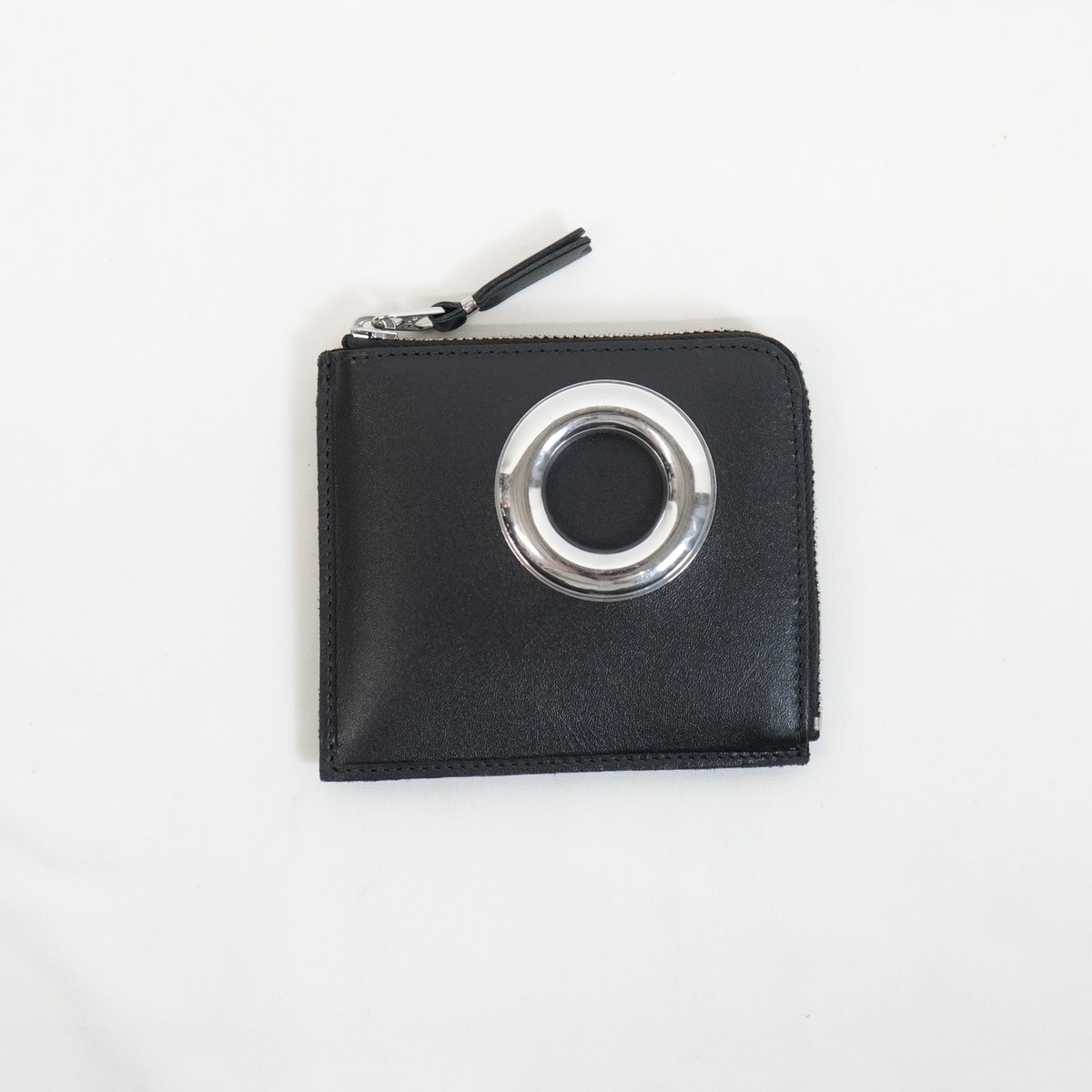 SILVER EYELET(L字型ZIP WALLET)
