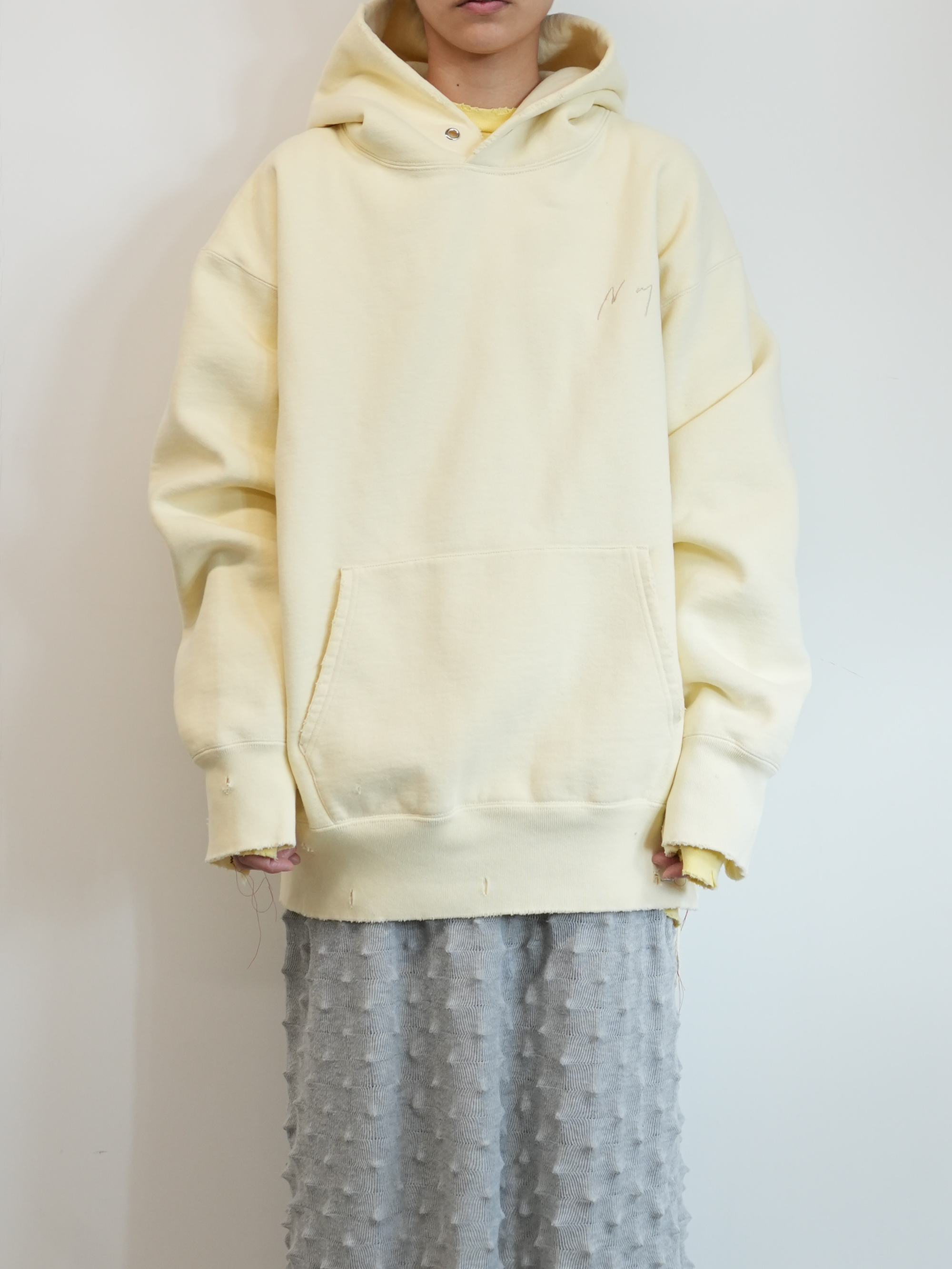 【ANCELLM/exclusive】 NEW YEAR SWEAT HOODIE(ALBINO SNAKE)